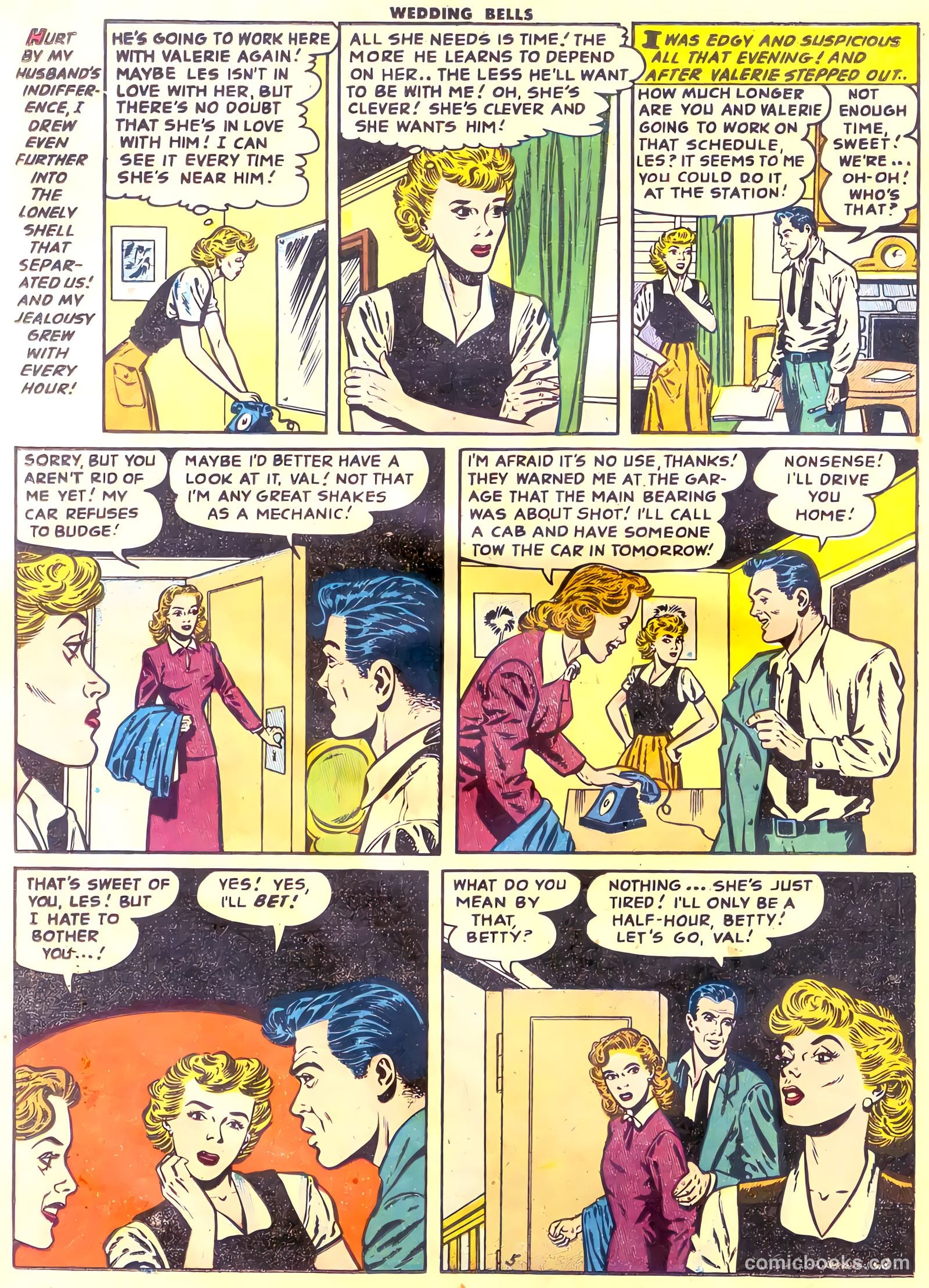 Wedding Bells #12 (1955) — page 22 of 36