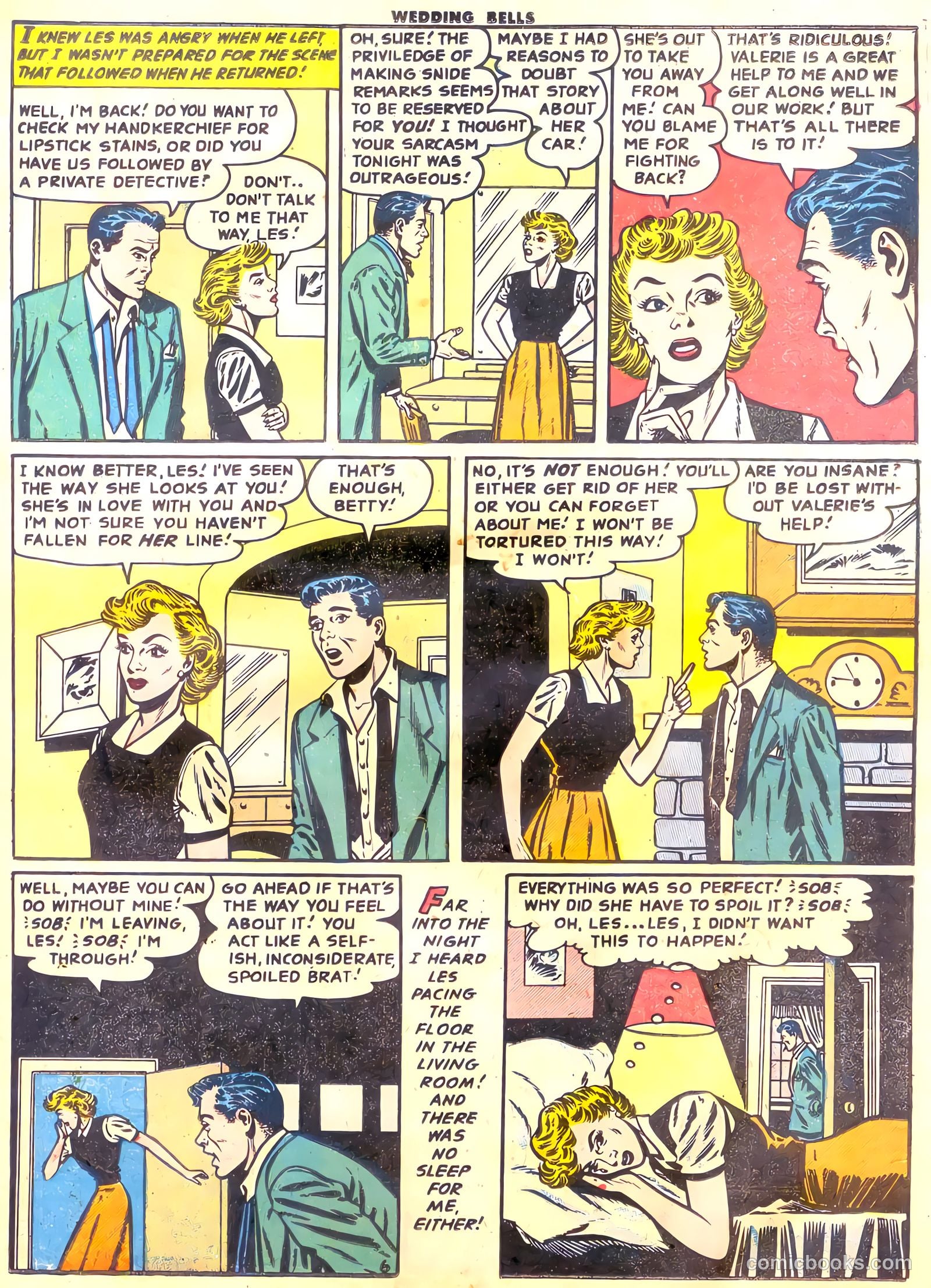Wedding Bells #12 (1955) — page 23 of 36