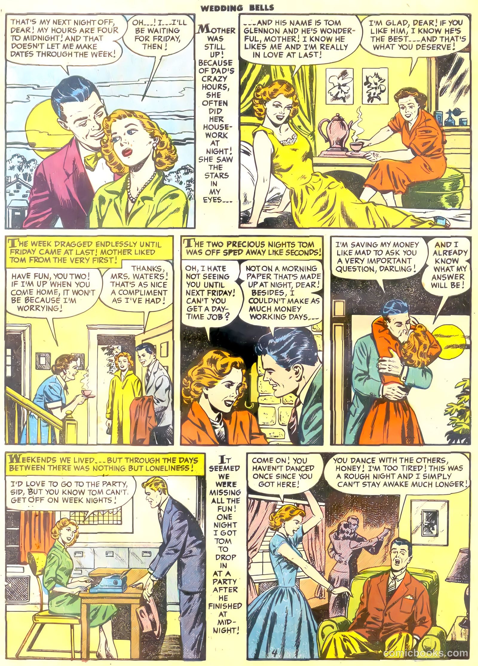Wedding Bells #12 (1955) — page 30 of 36