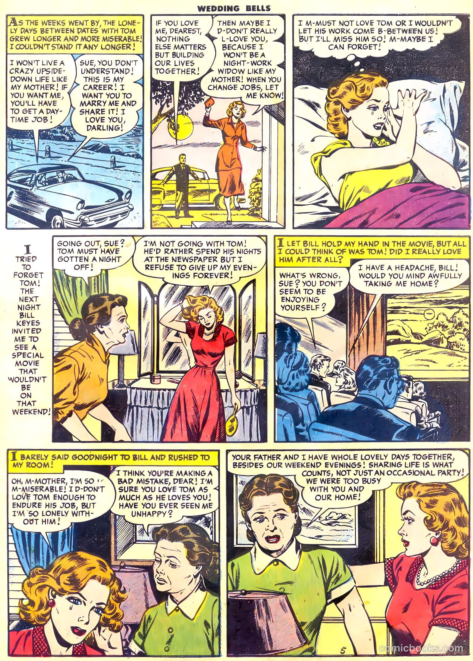 Wedding Bells #12 (1955) — page 31 of 36