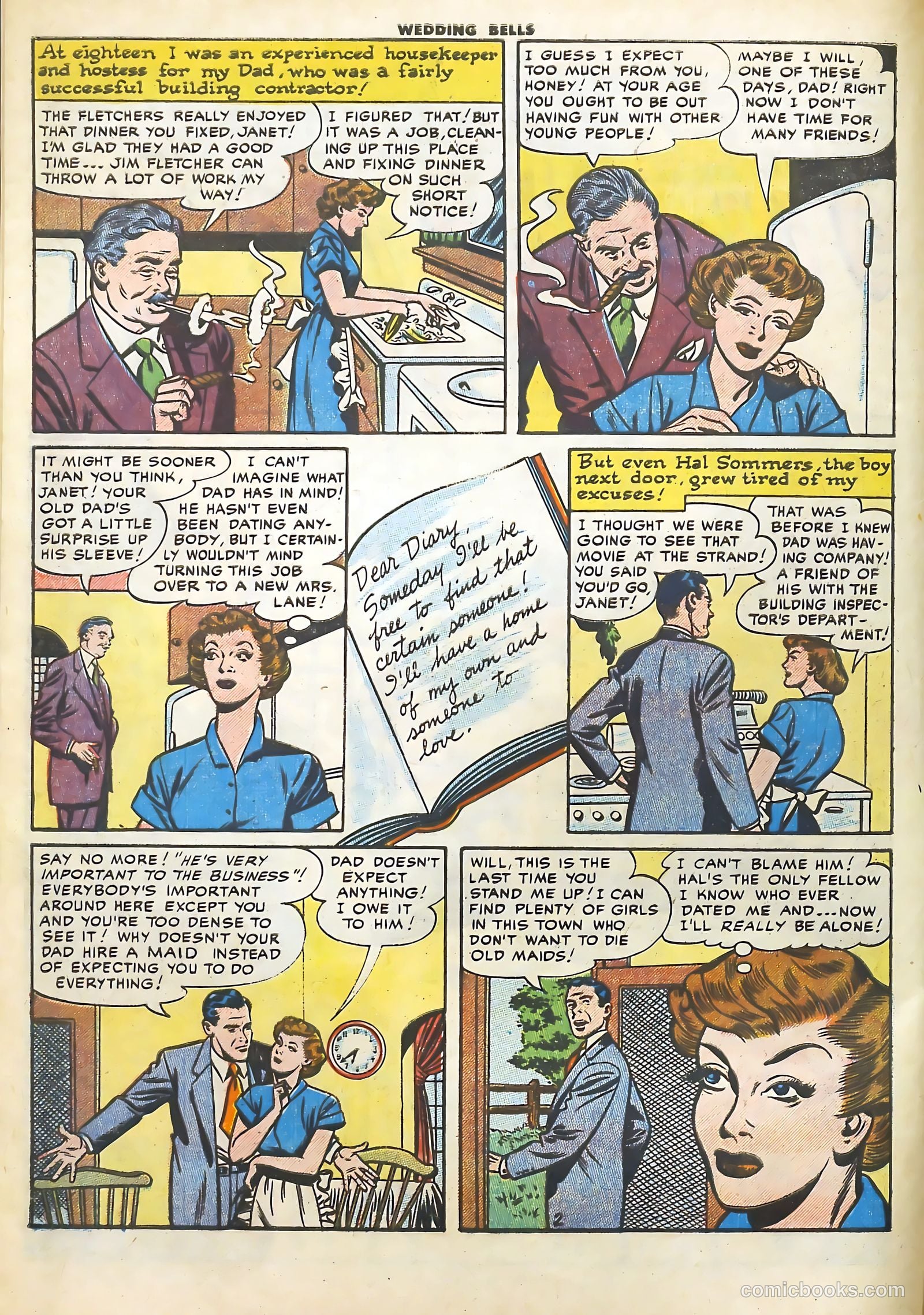 Wedding Bells #13 (1956) — page 4 of 36