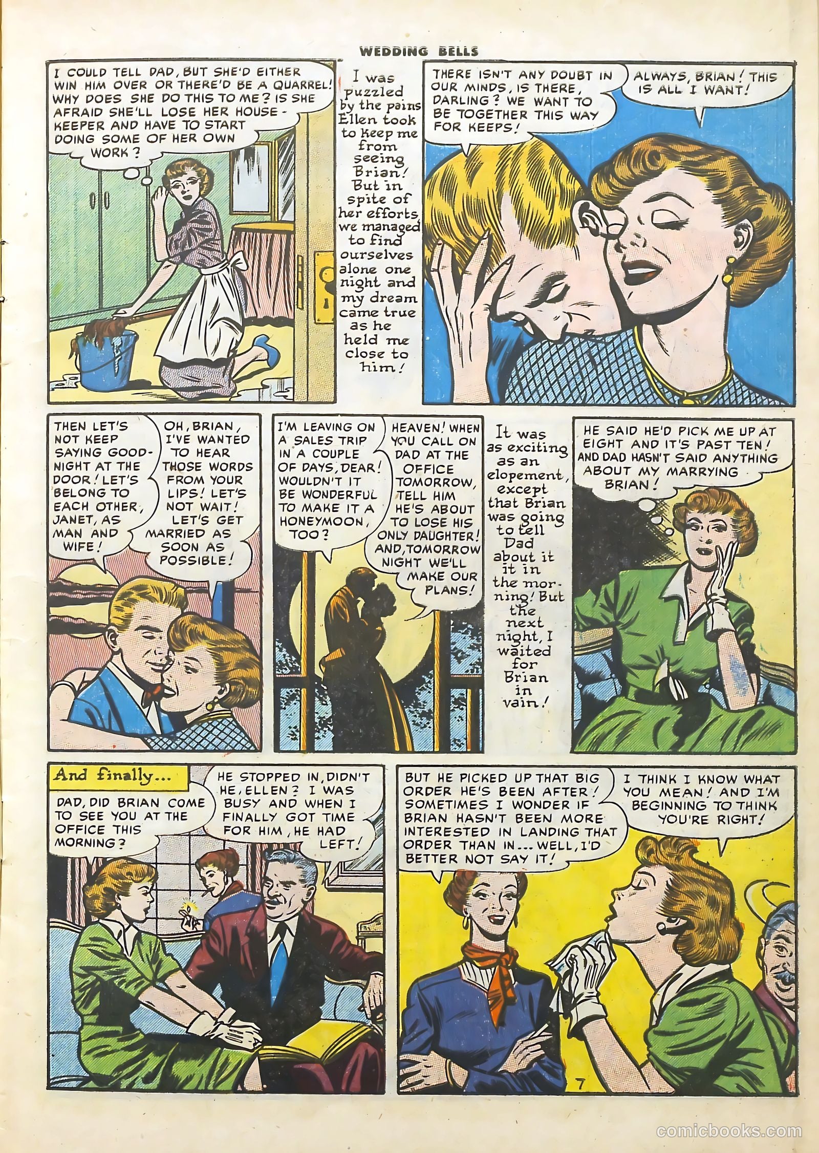 Wedding Bells #13 (1956) — page 9 of 36