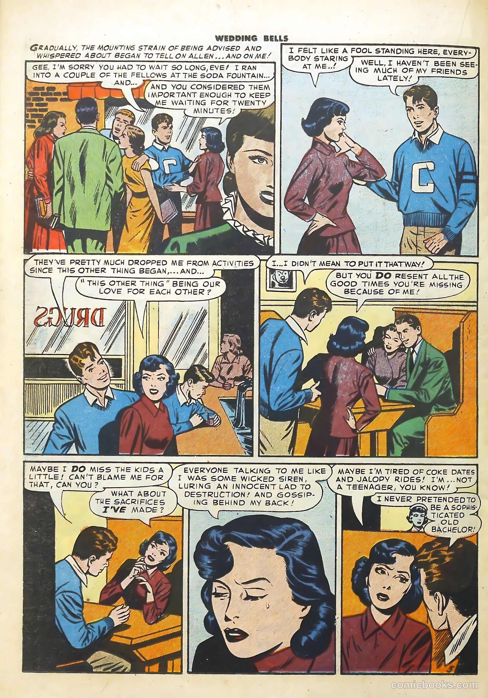 Wedding Bells #13 (1956) — page 22 of 36