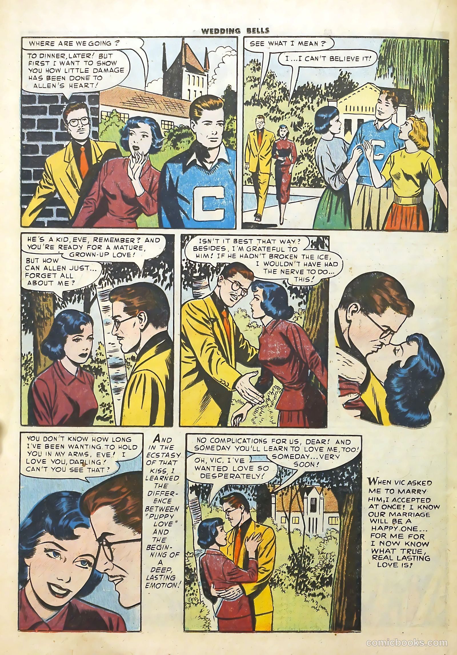 Wedding Bells #13 (1956) — page 24 of 36