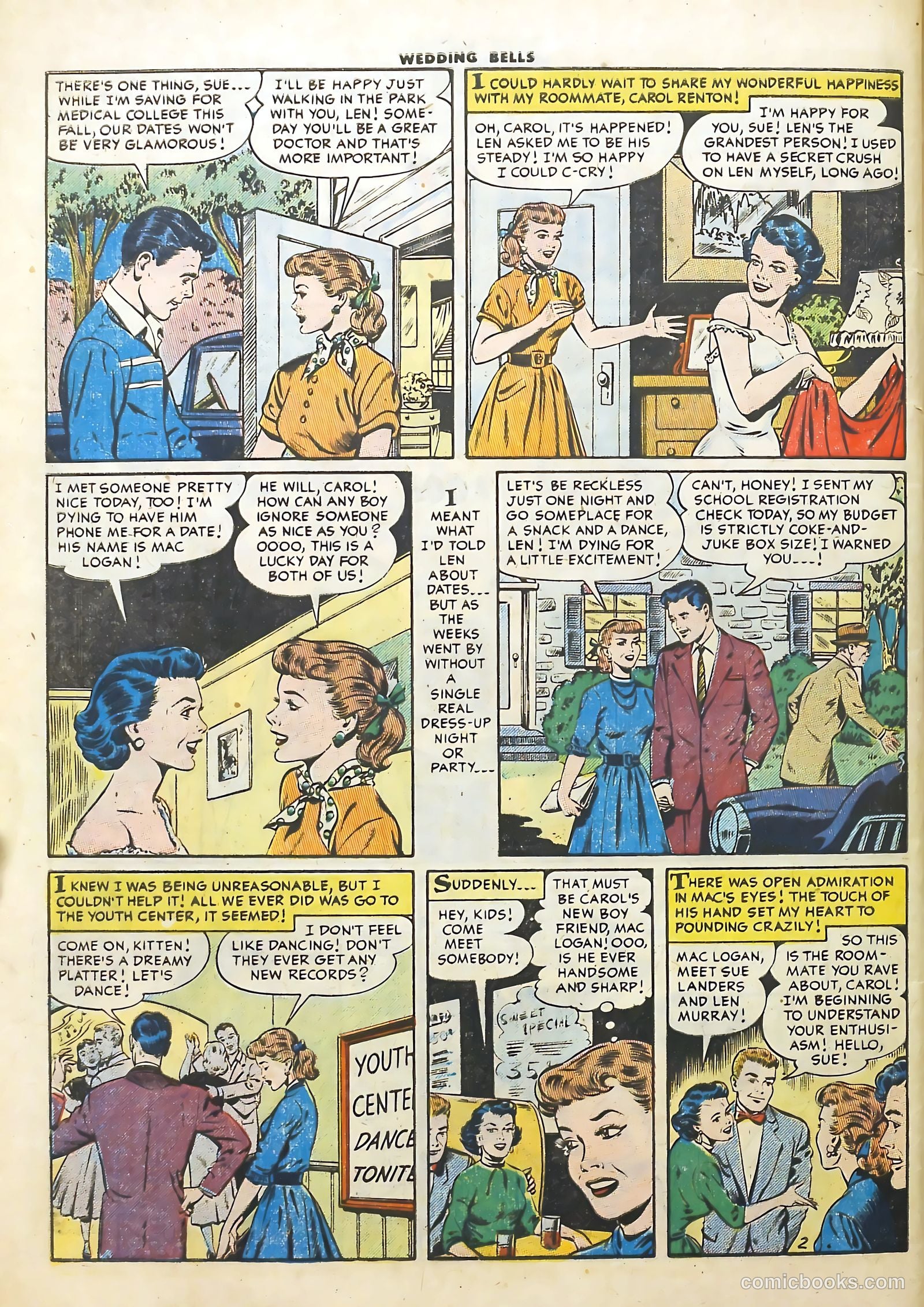 Wedding Bells #13 (1956) — page 28 of 36