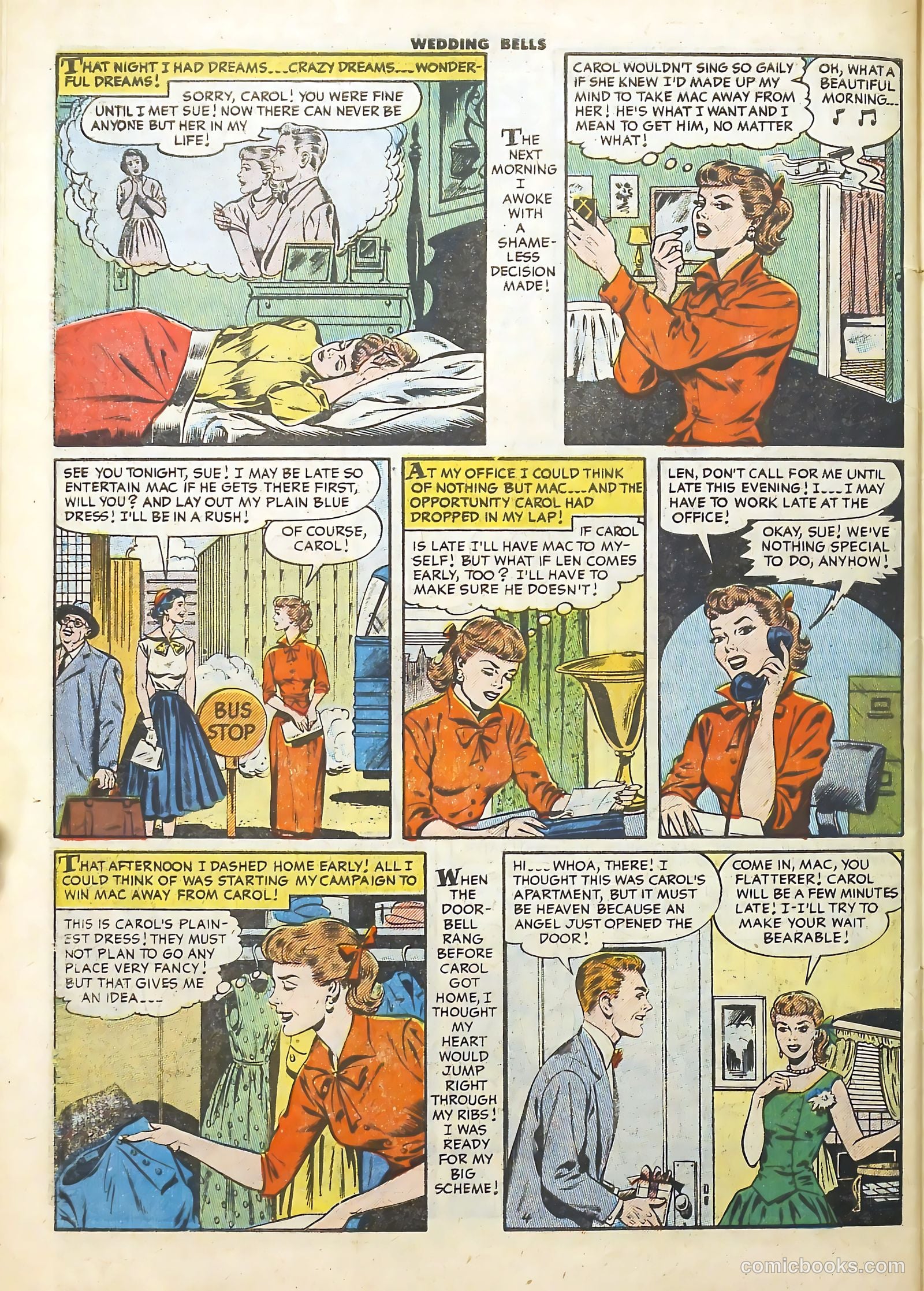 Wedding Bells #13 (1956) — page 30 of 36