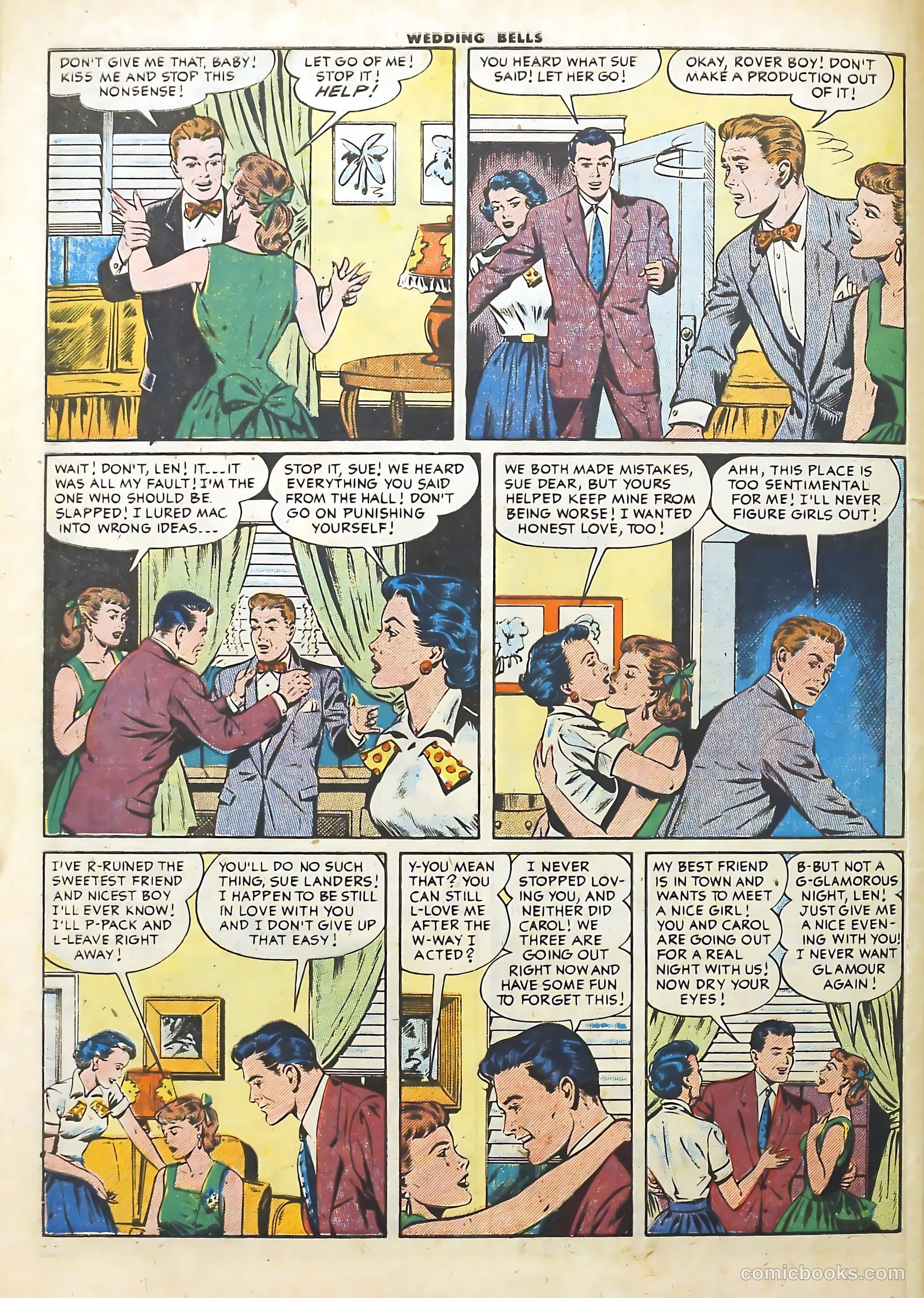 Wedding Bells #13 (1956) — page 32 of 36