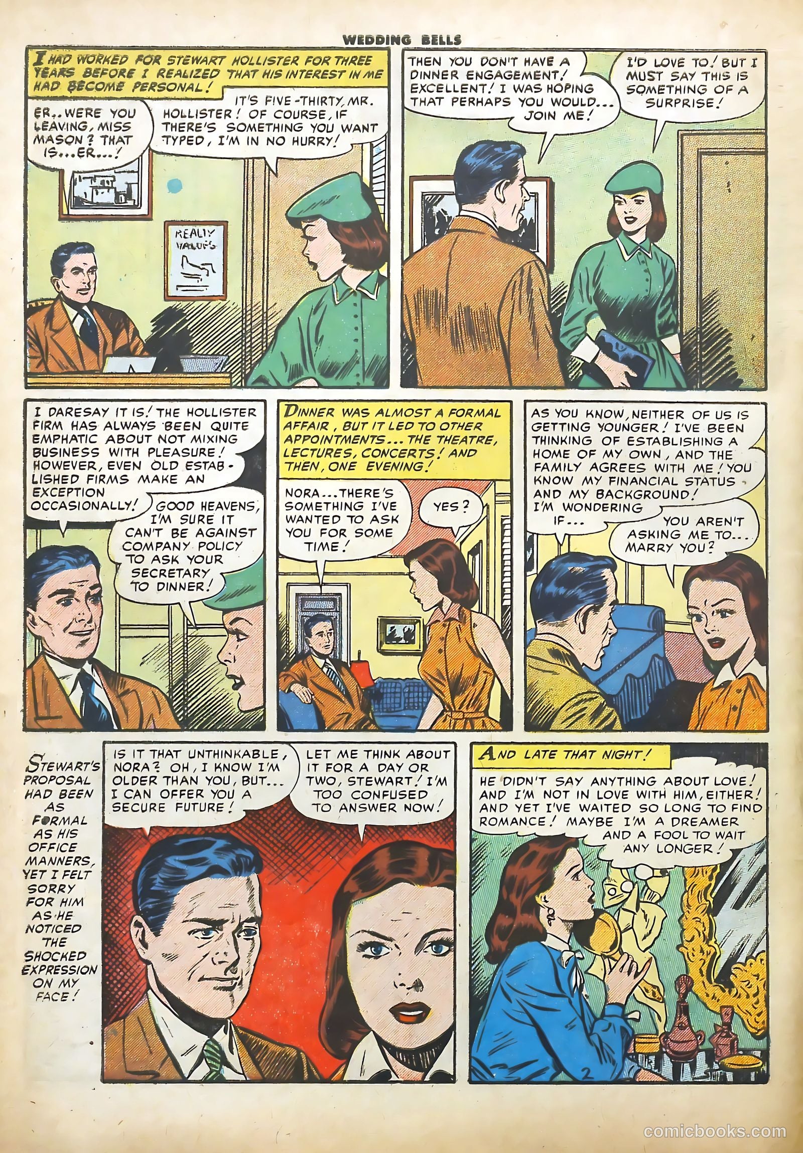 Wedding Bells #14 (1956) — page 4 of 36