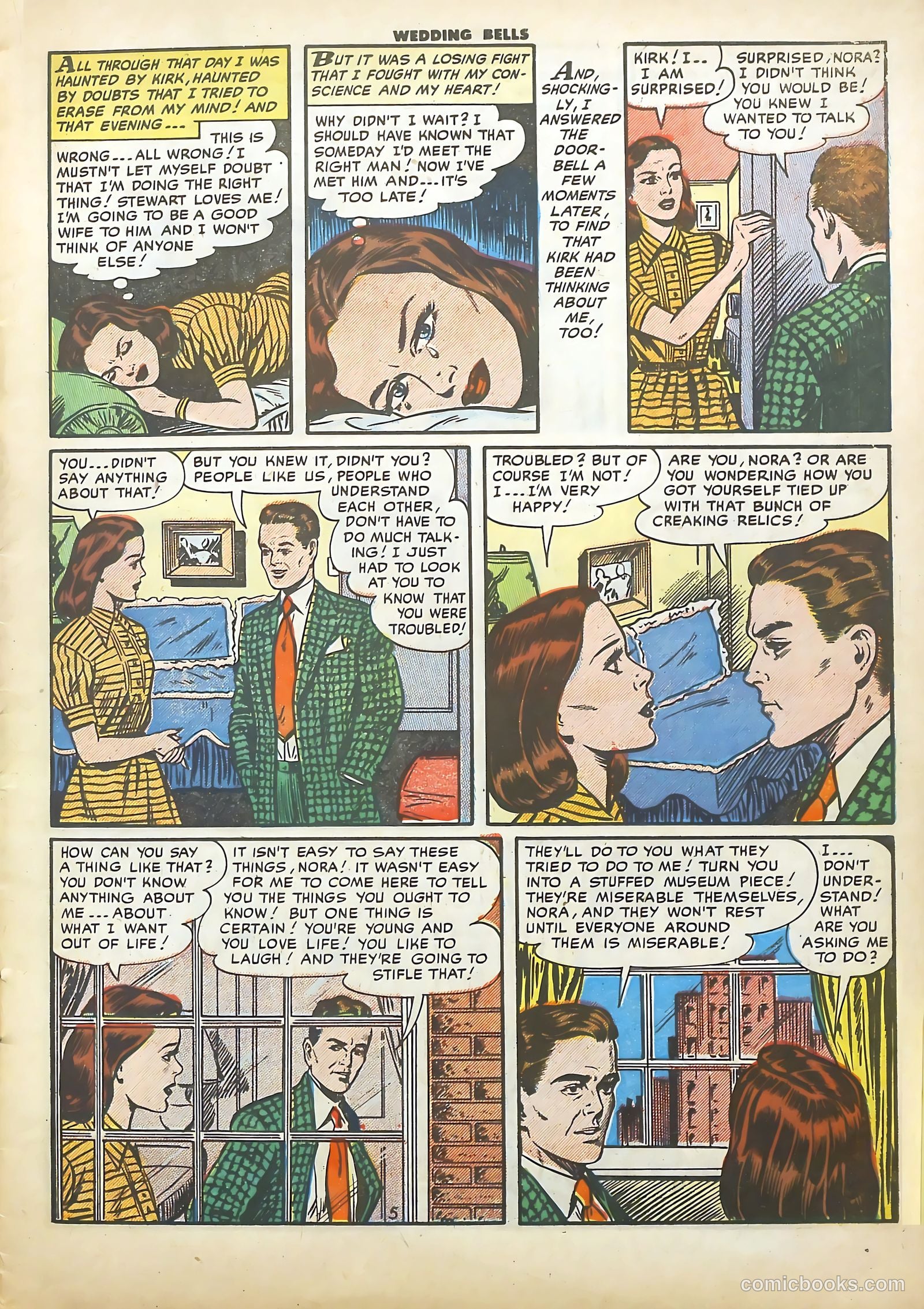 Wedding Bells #14 (1956) — page 7 of 36