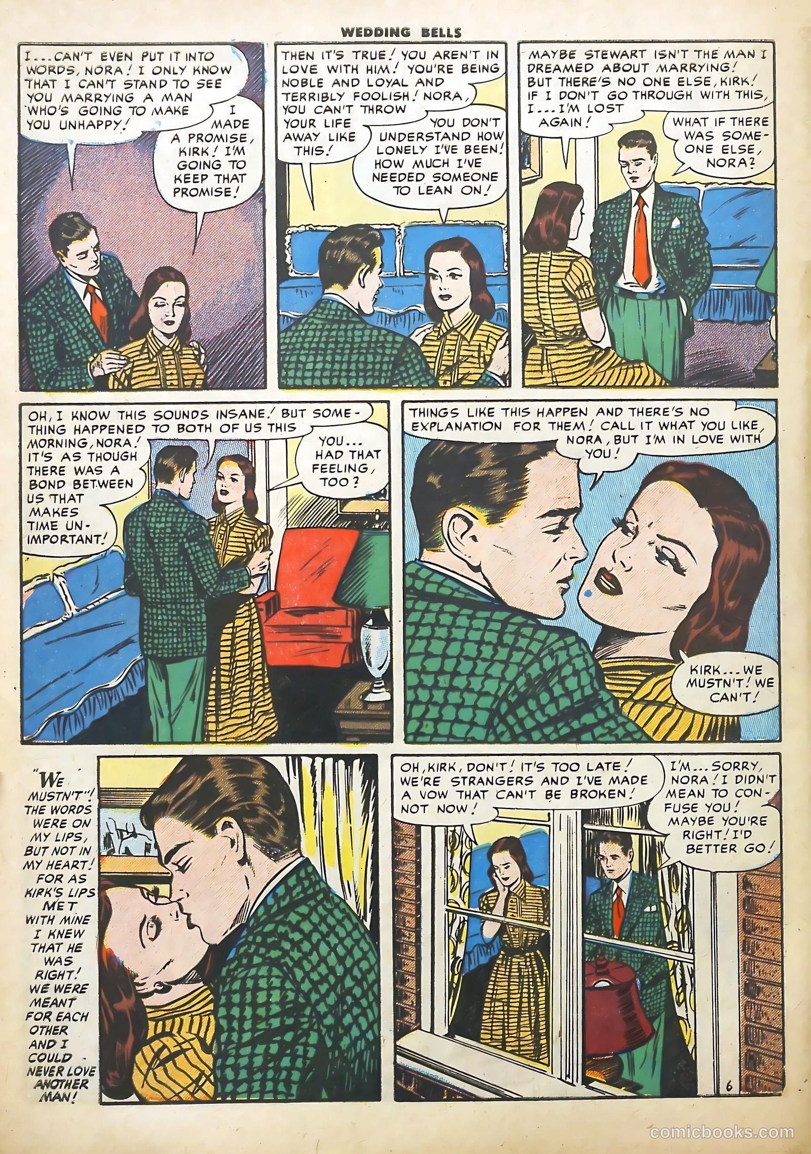 Wedding Bells #14 (1956) — page 8 of 36