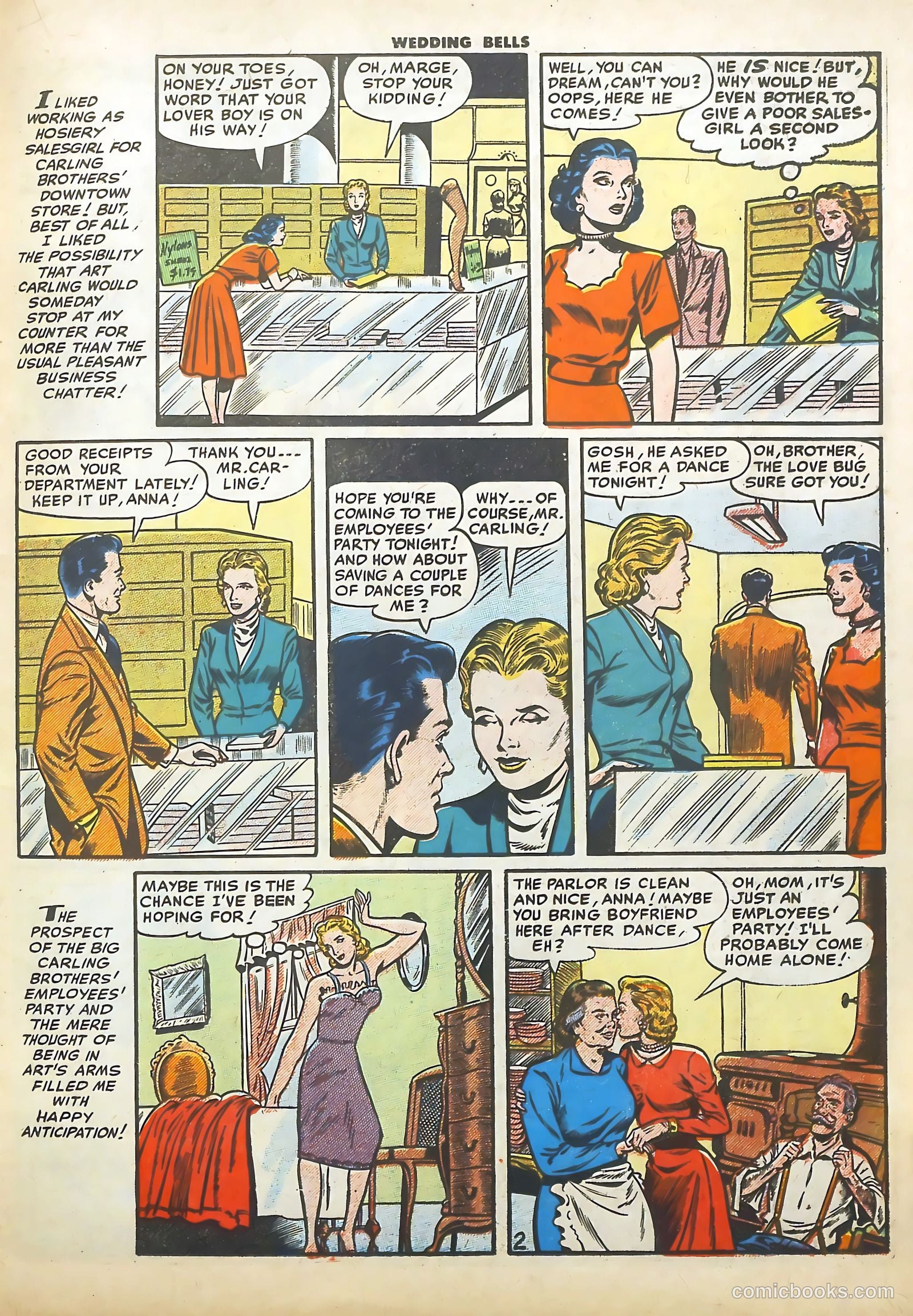 Wedding Bells #14 (1956) — page 19 of 36