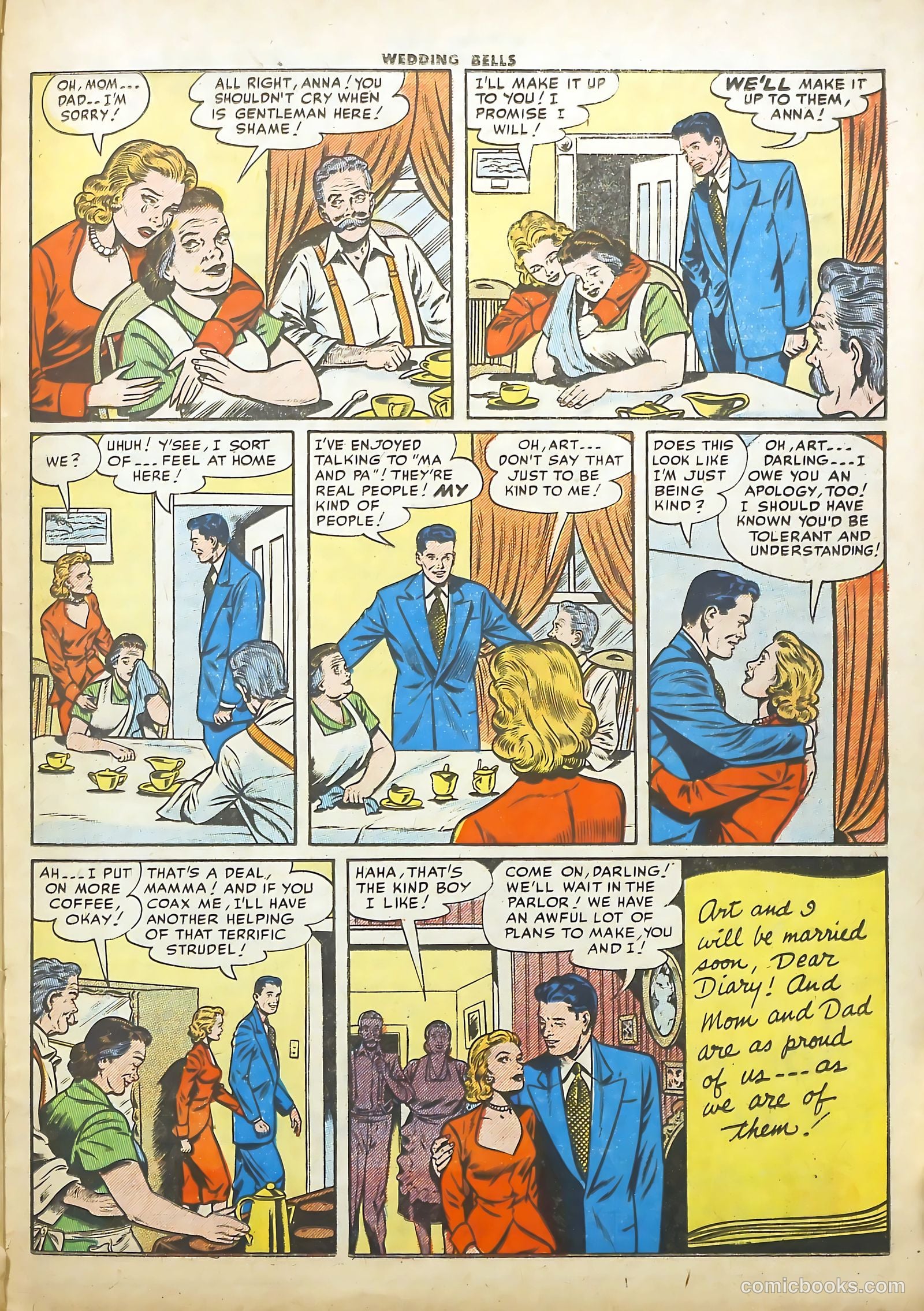 Wedding Bells #14 (1956) — page 25 of 36