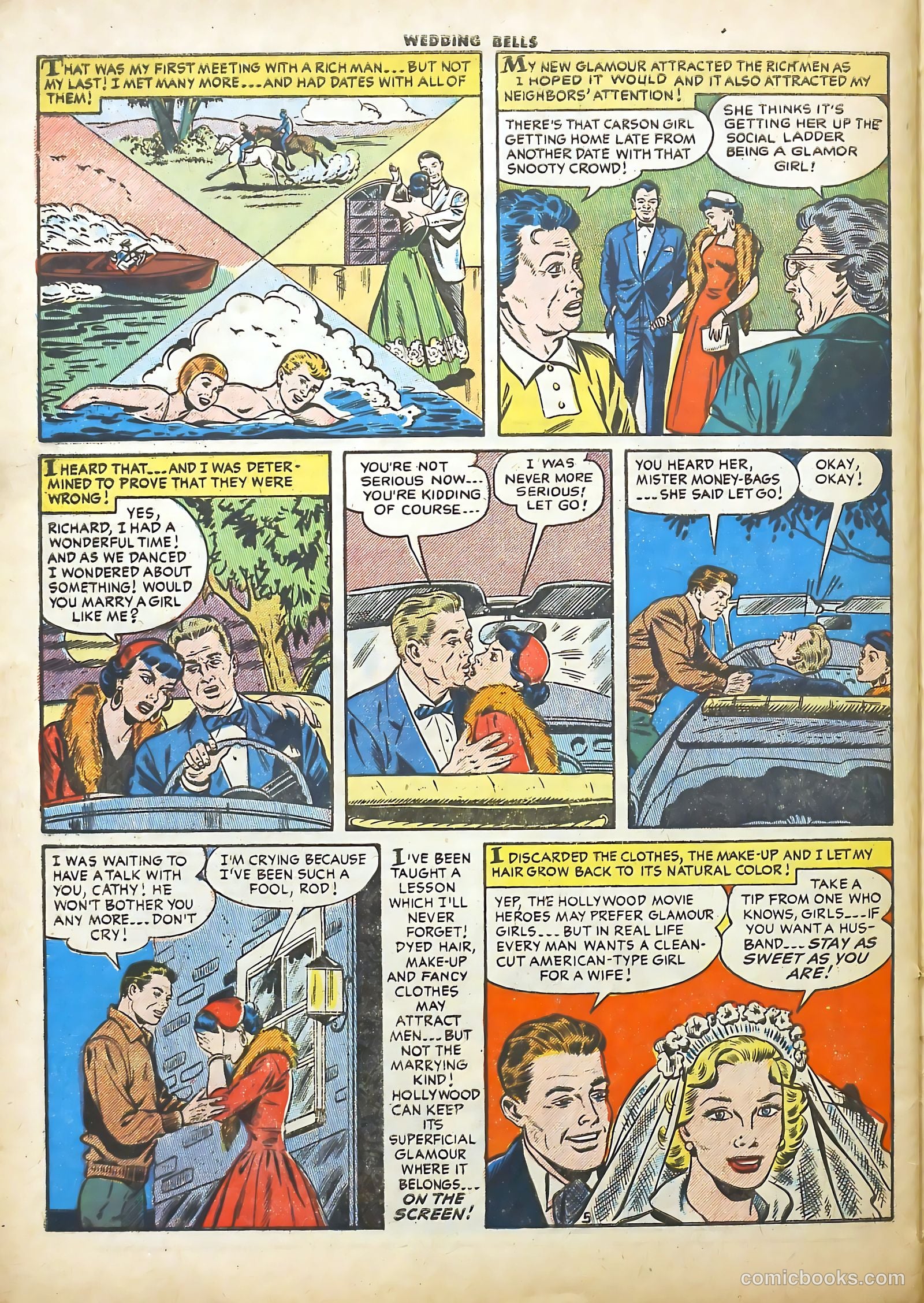 Wedding Bells #14 (1956) — page 32 of 36