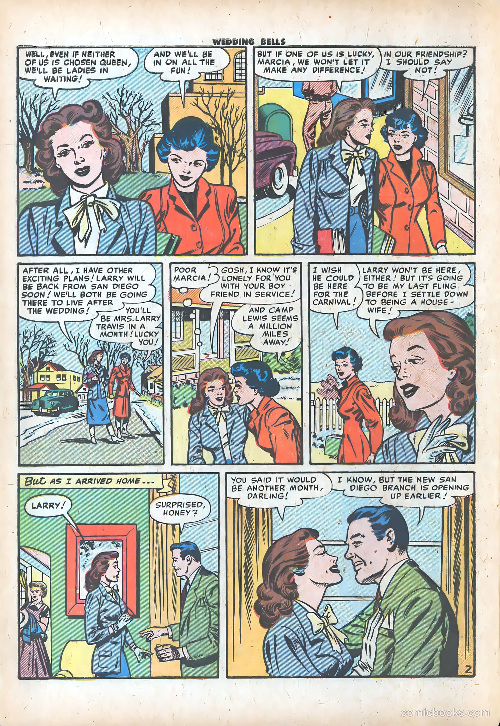 Wedding Bells #15 (1956) — page 4 of 36