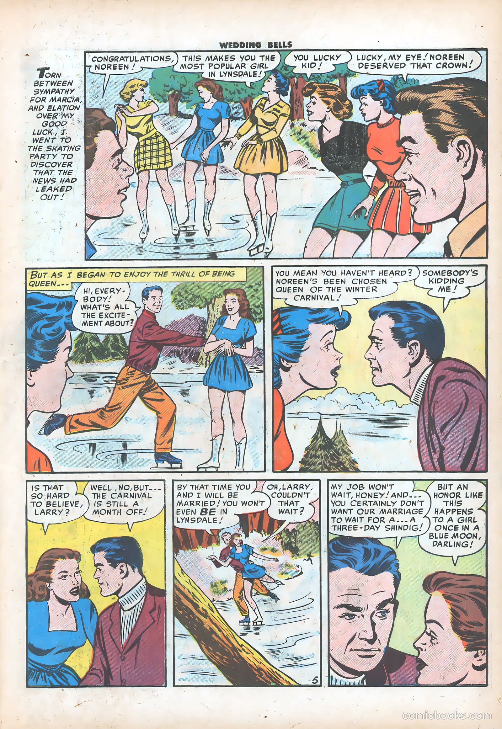 Wedding Bells #15 (1956) — page 7 of 36