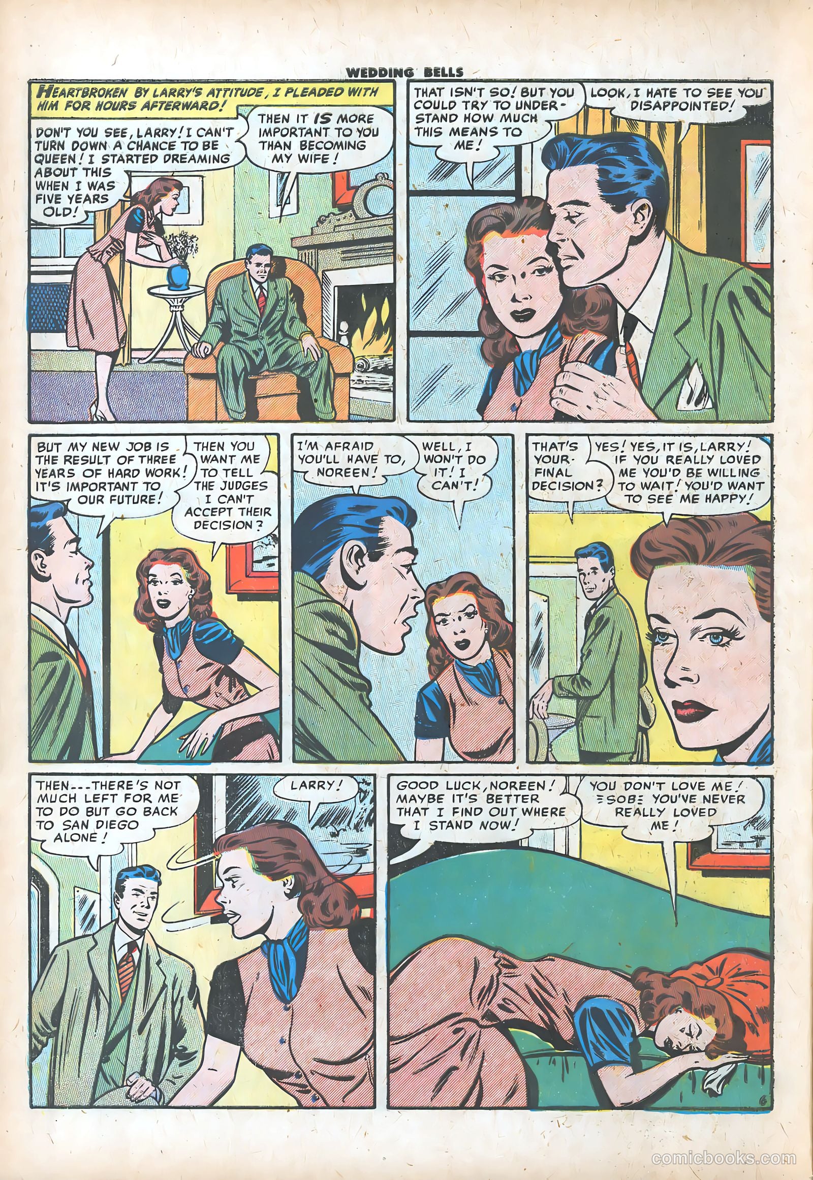 Wedding Bells #15 (1956) — page 8 of 36