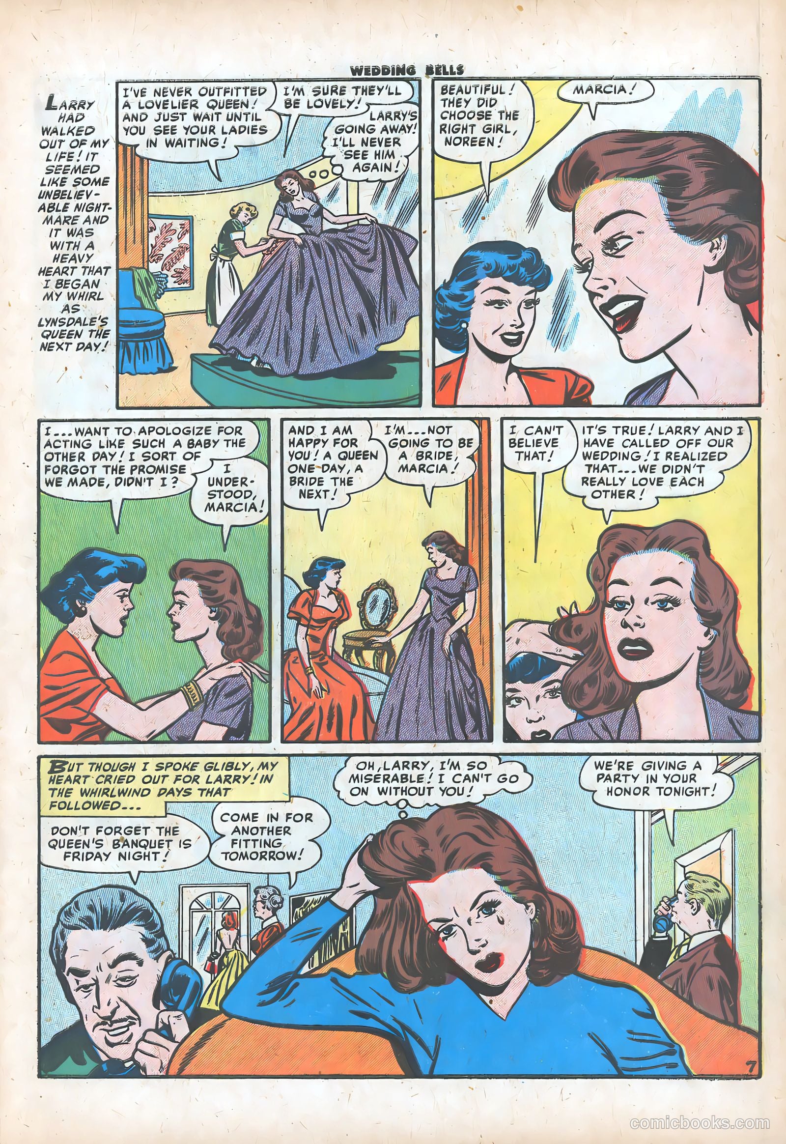 Wedding Bells #15 (1956) — page 9 of 36