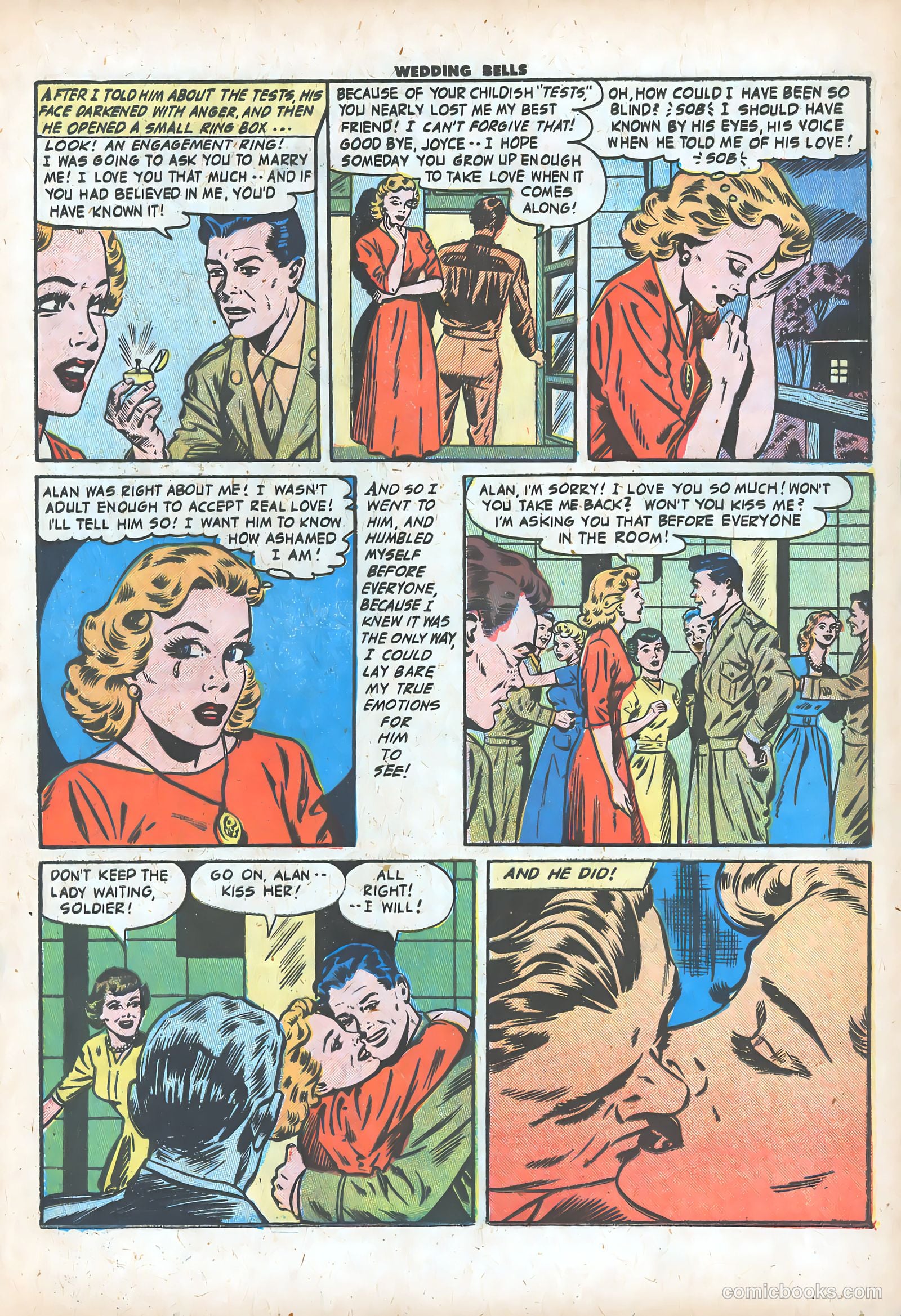Wedding Bells #15 (1956) — page 17 of 36