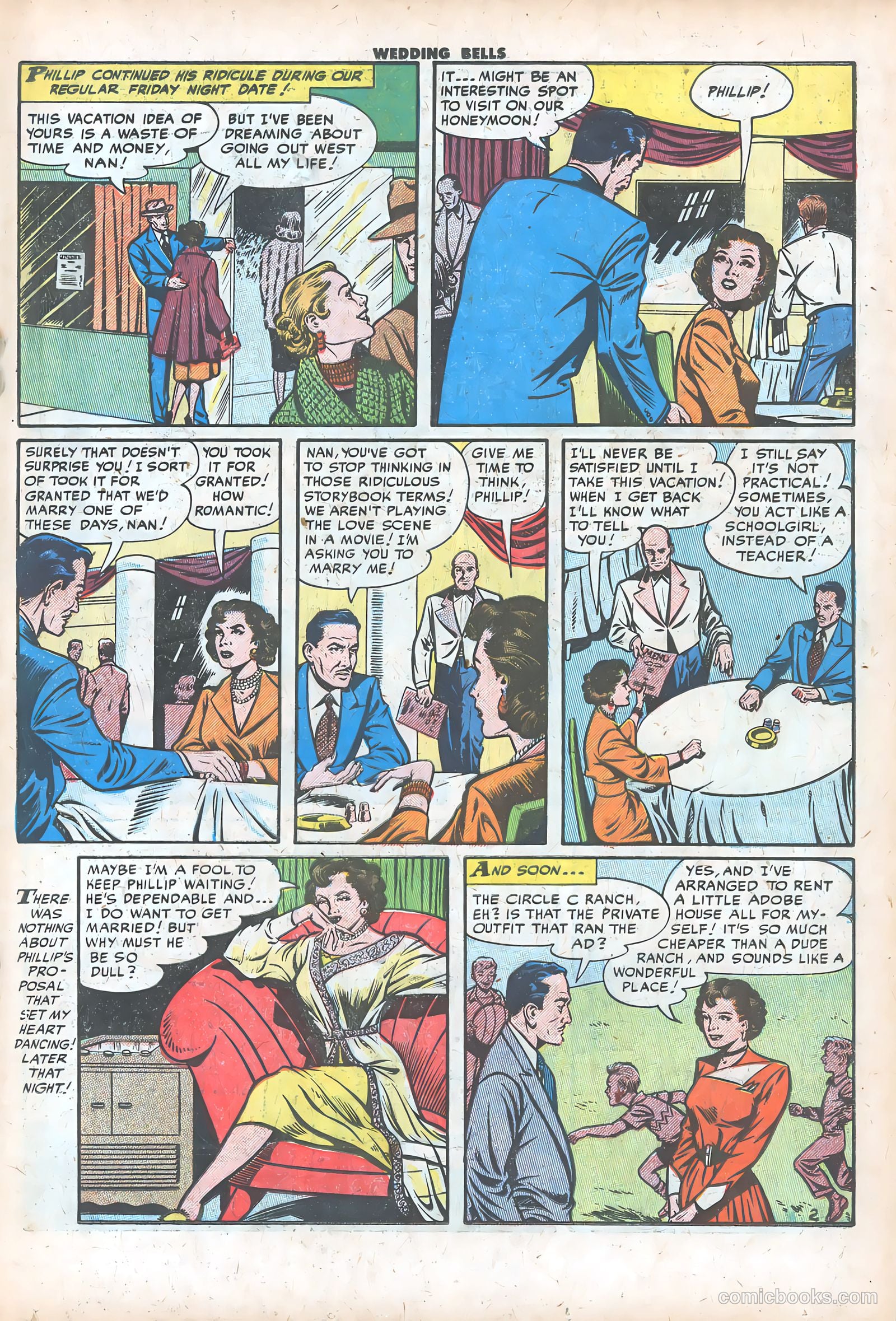 Wedding Bells #15 (1956) — page 19 of 36