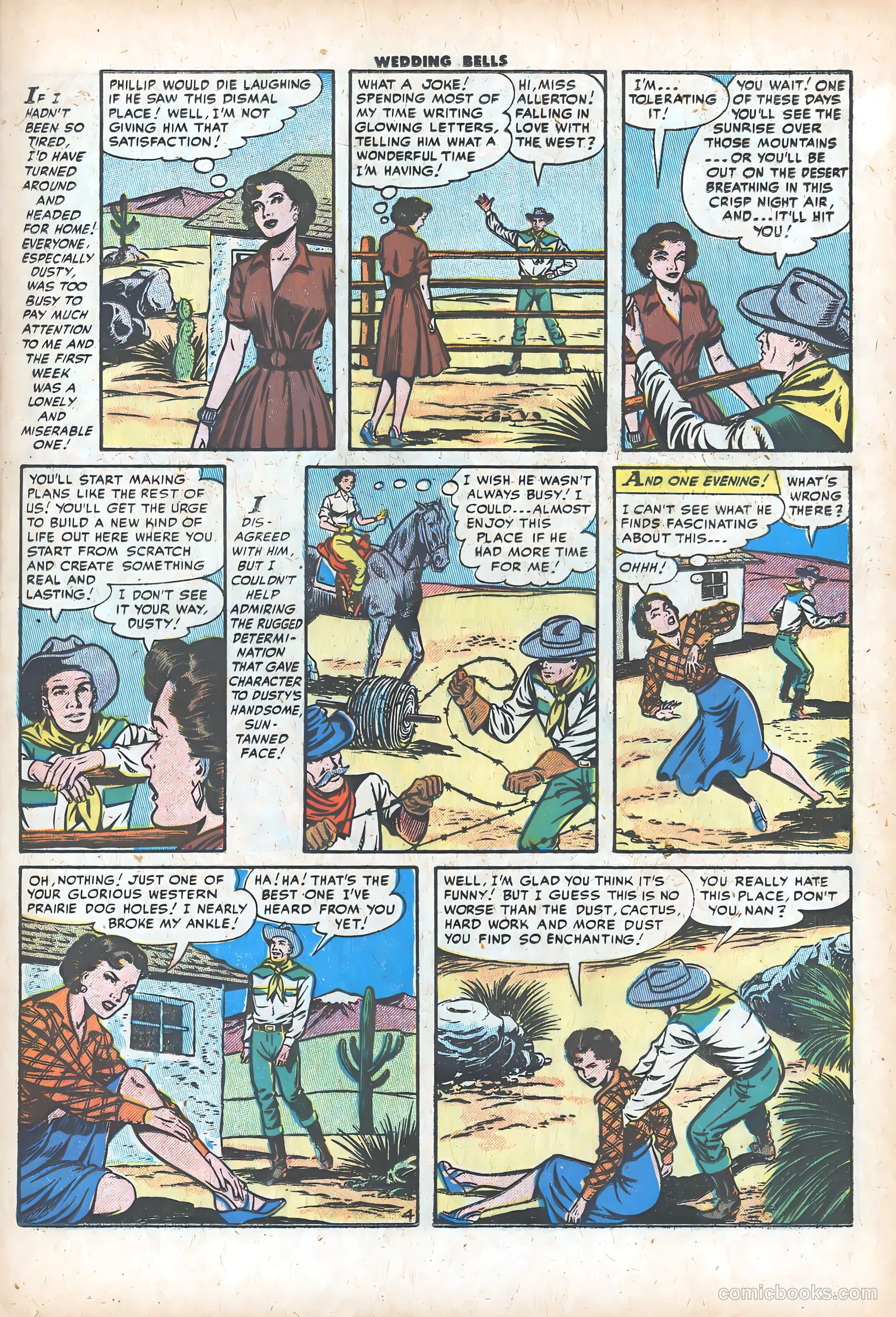 Wedding Bells #15 (1956) — page 21 of 36