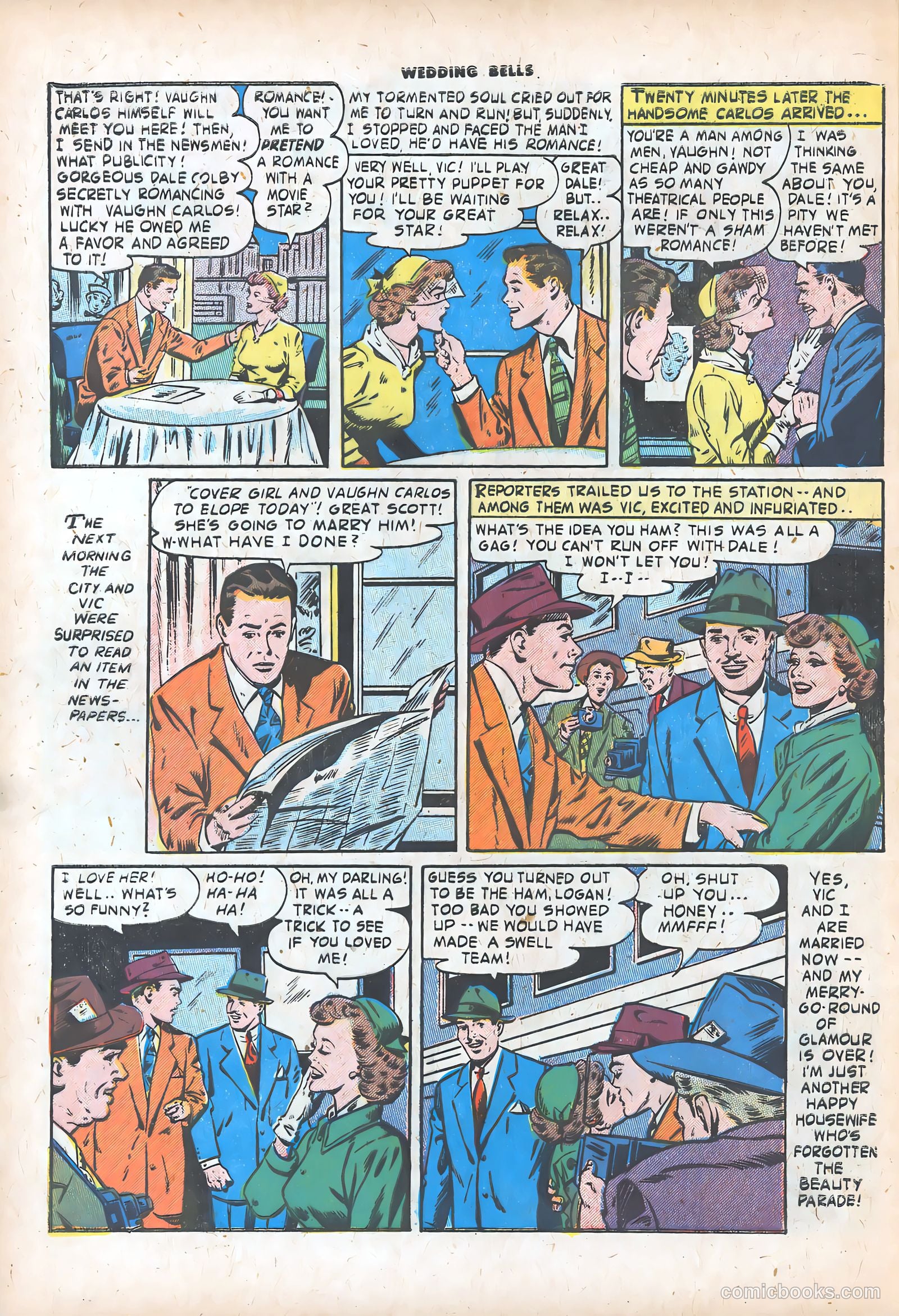 Wedding Bells #15 (1956) — page 32 of 36