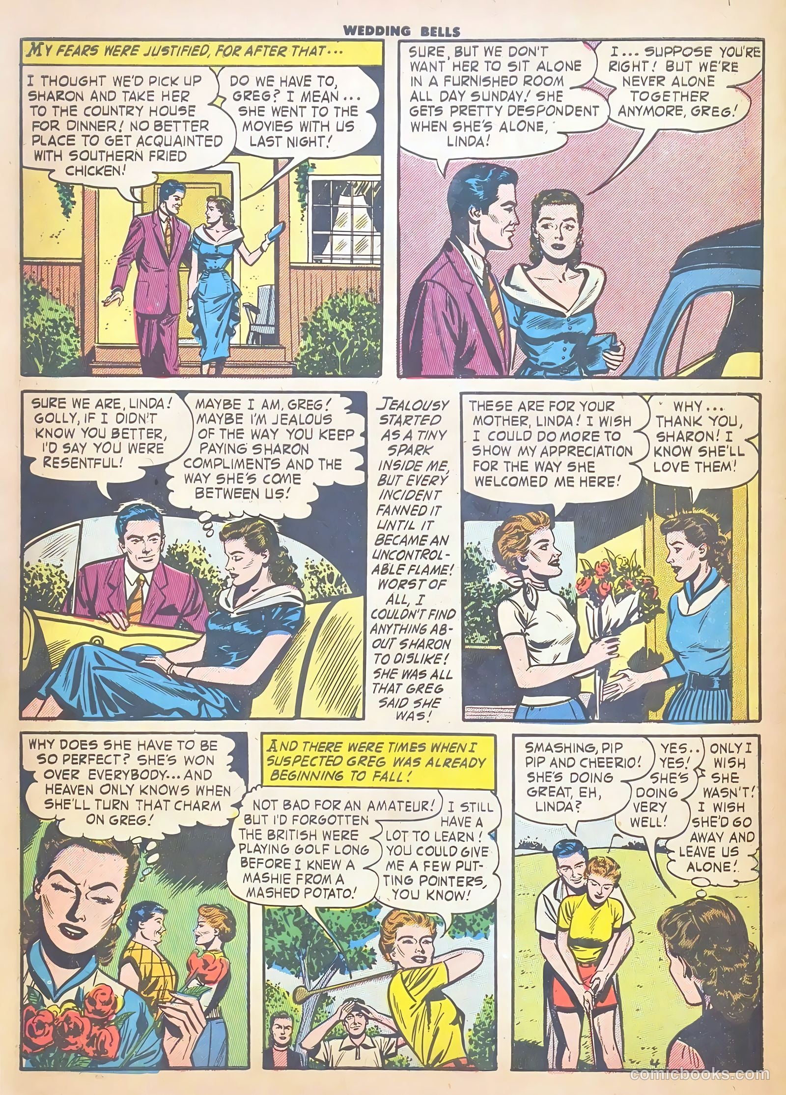 Wedding Bells #16 (1956) — page 6 of 36