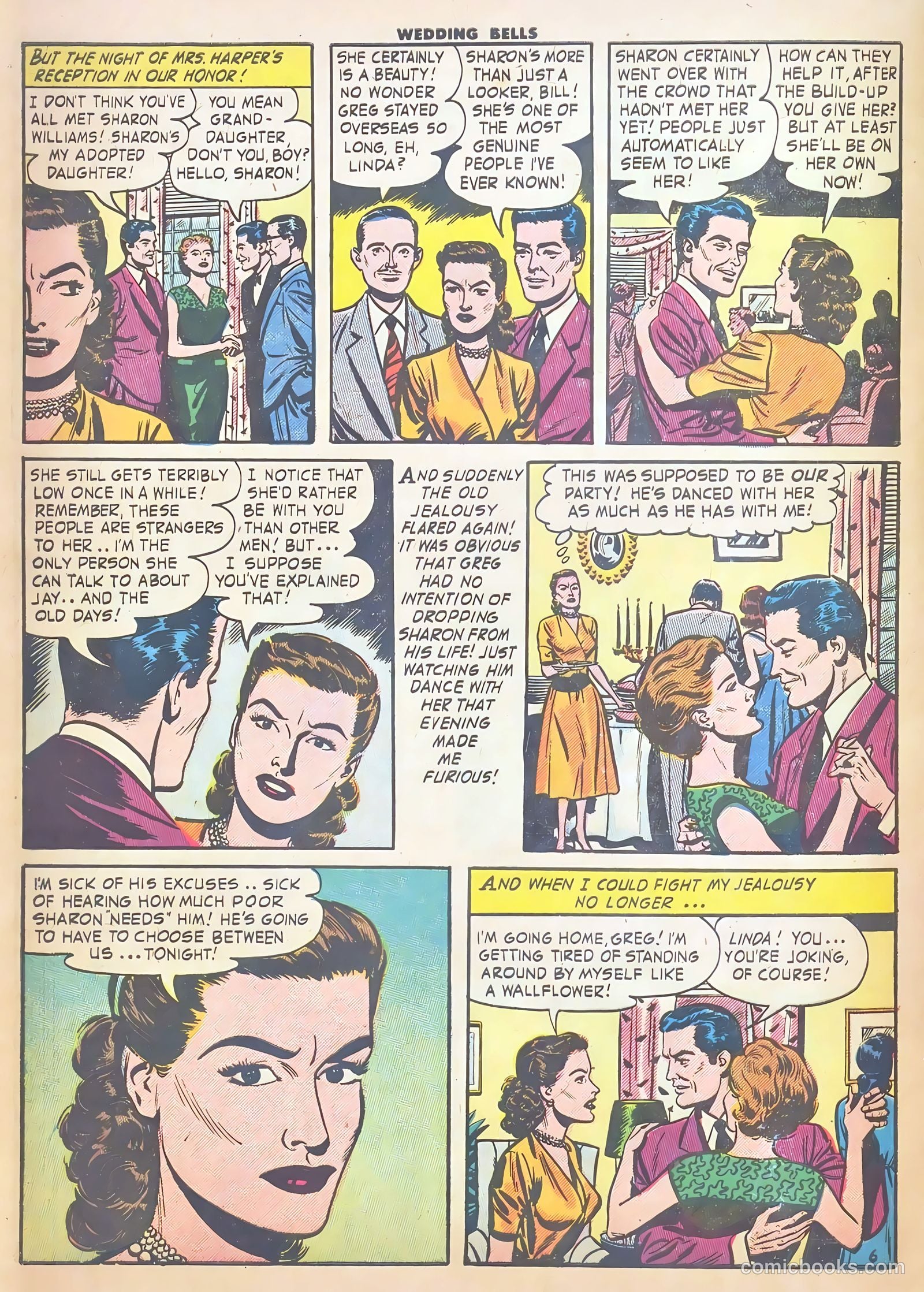 Wedding Bells #16 (1956) — page 8 of 36