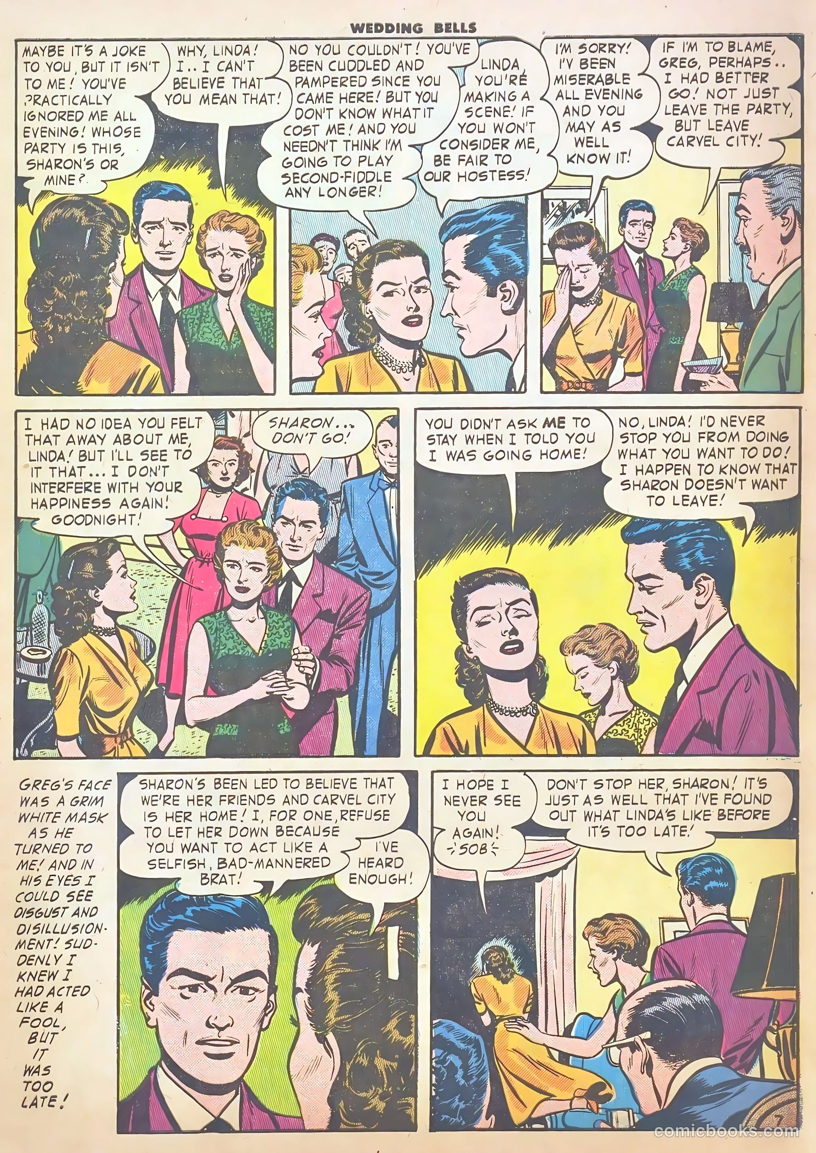 Wedding Bells #16 (1956) — page 9 of 36