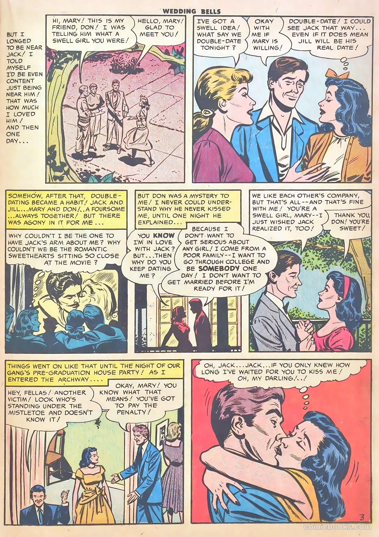 Wedding Bells #16 (1956) — page 21 of 36