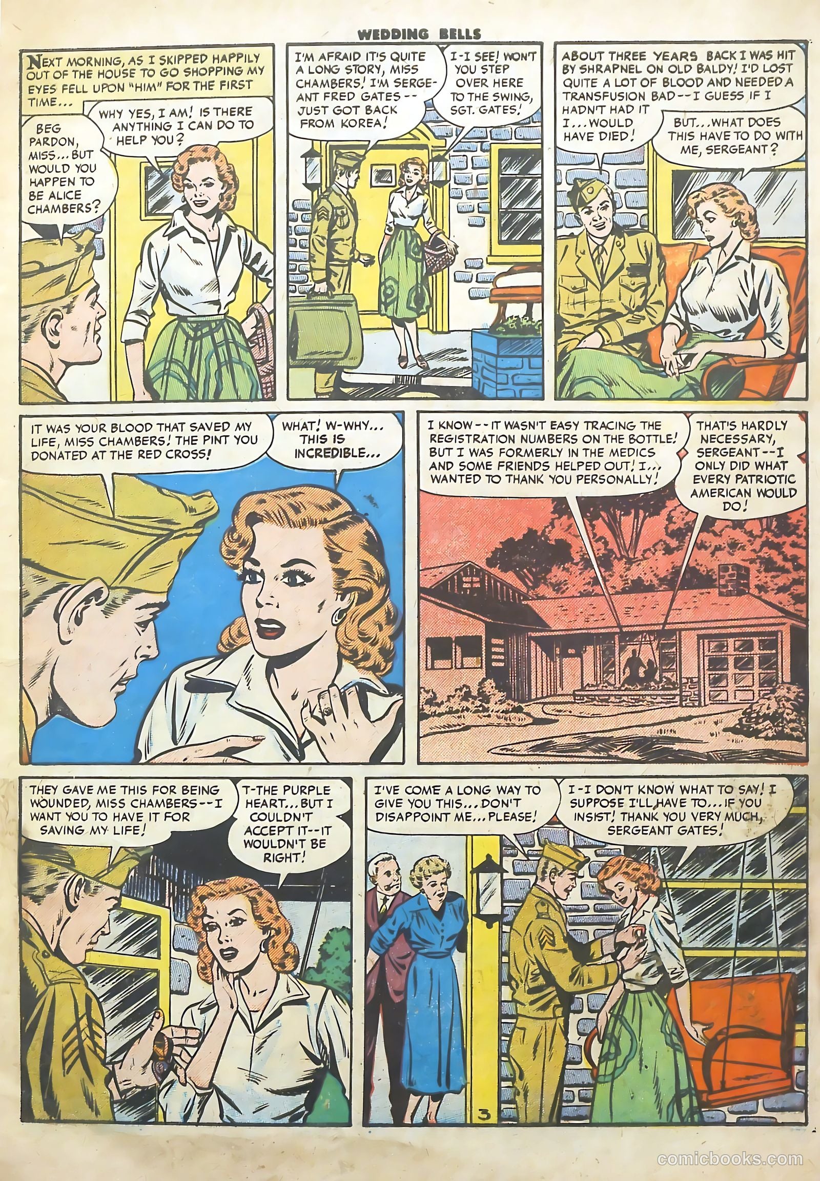 Wedding Bells #17 (1956) — page 5 of 36