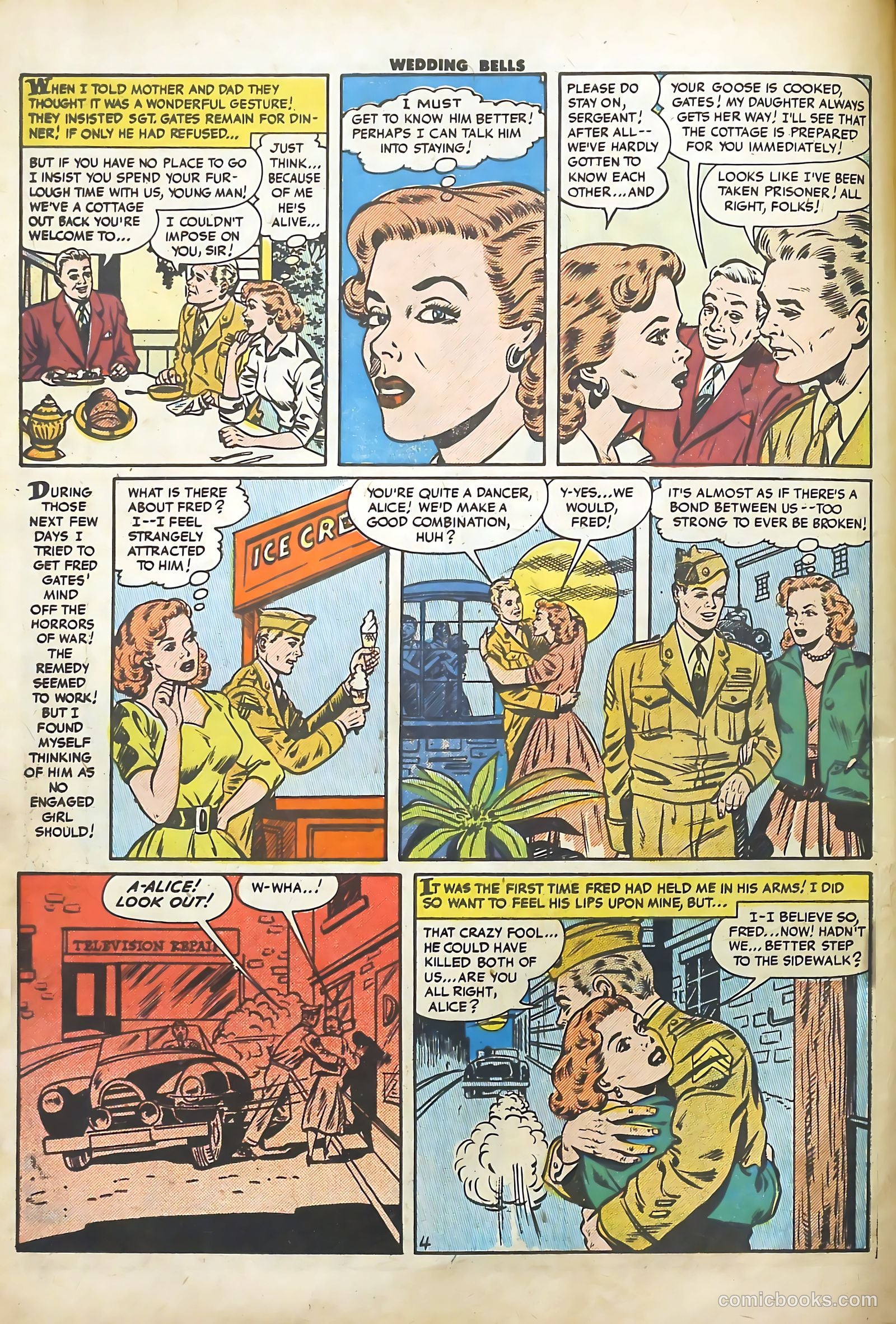 Wedding Bells #17 (1956) — page 6 of 36