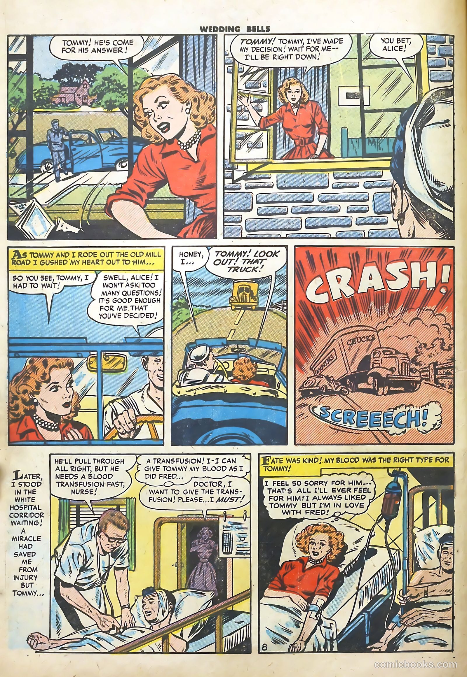 Wedding Bells #17 (1956) — page 10 of 36