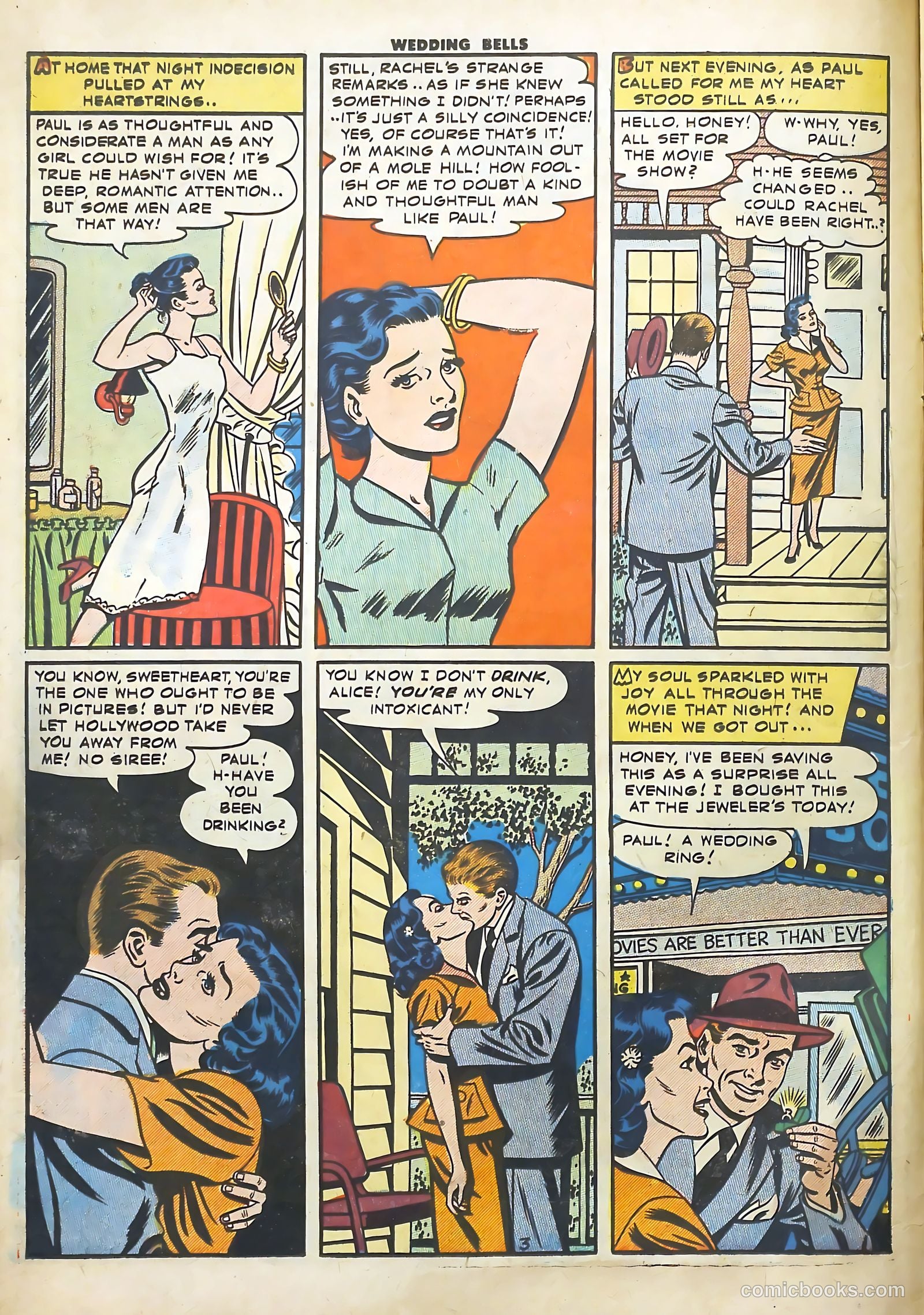Wedding Bells #17 (1956) — page 14 of 36