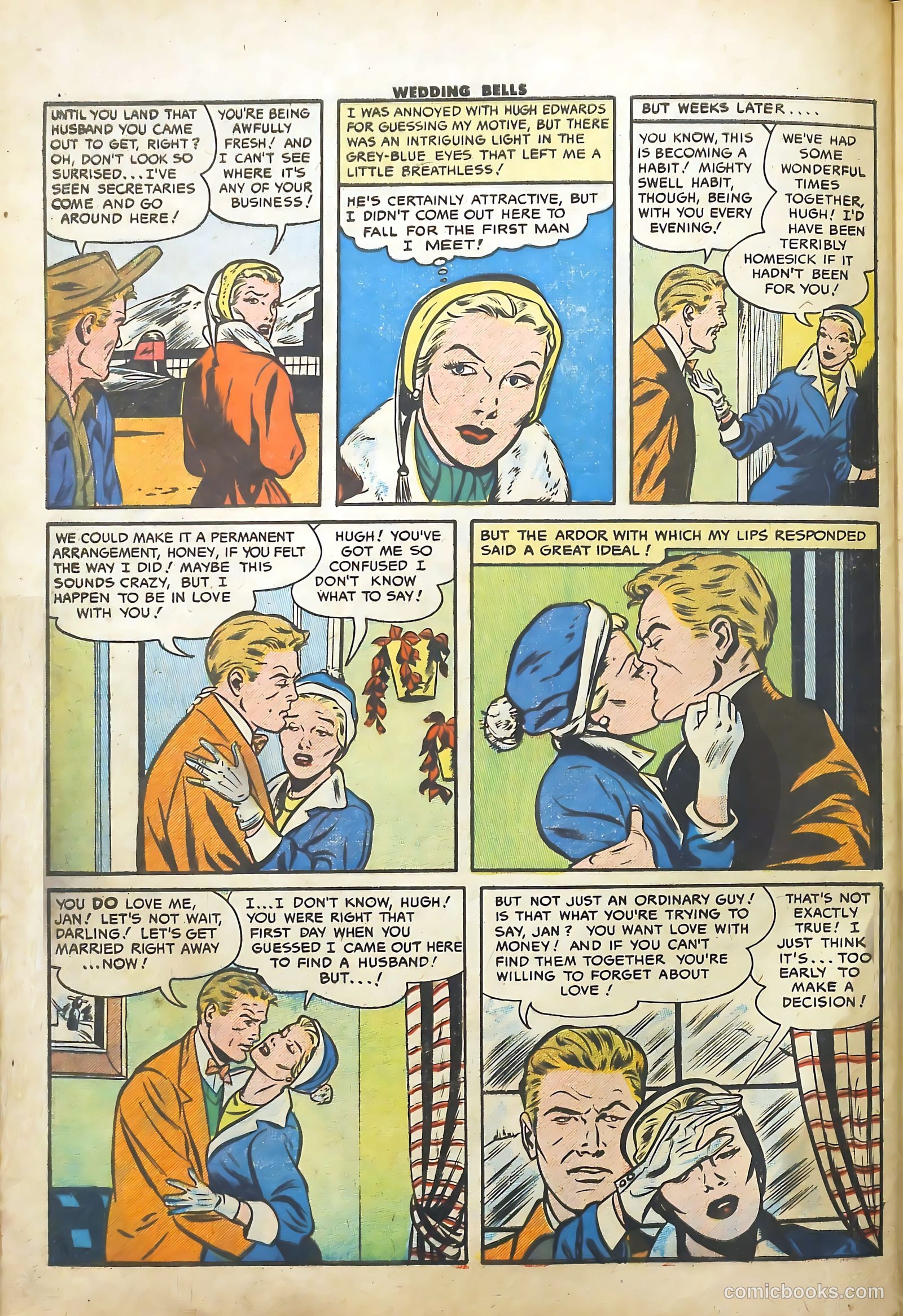Wedding Bells #17 (1956) — page 28 of 36