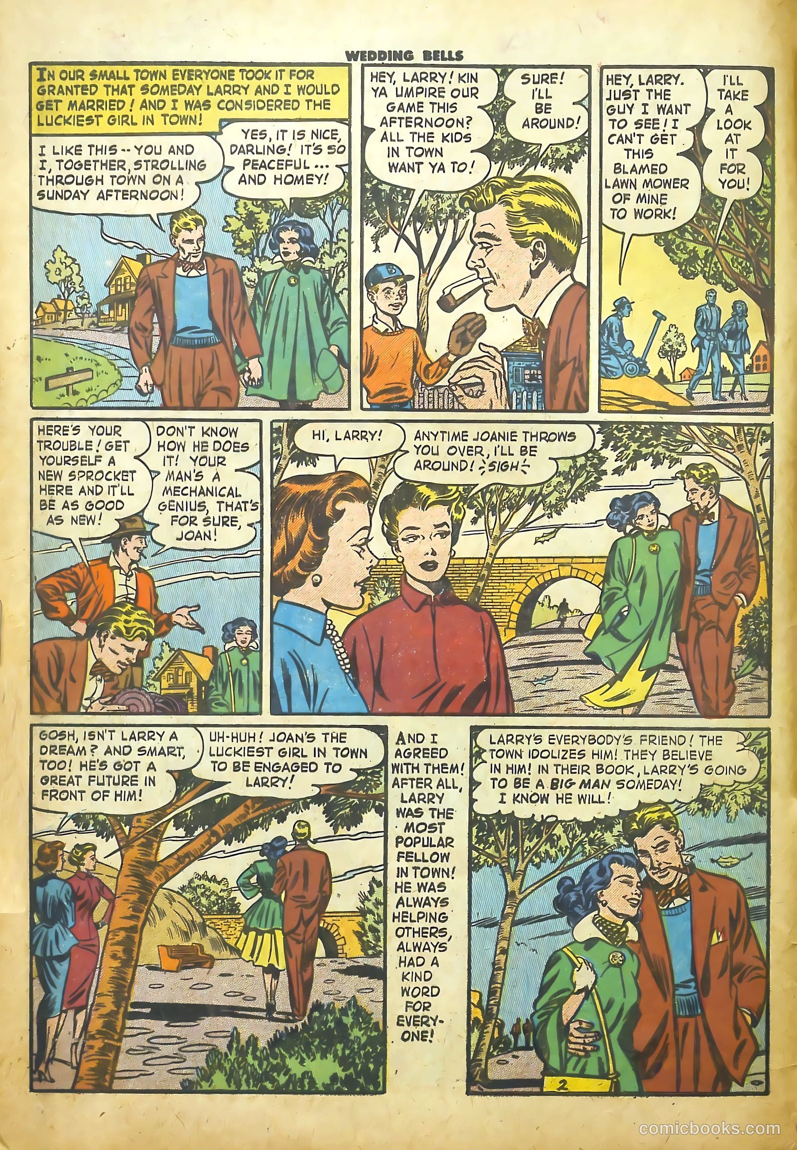 Wedding Bells #18 (1956) — page 4 of 36