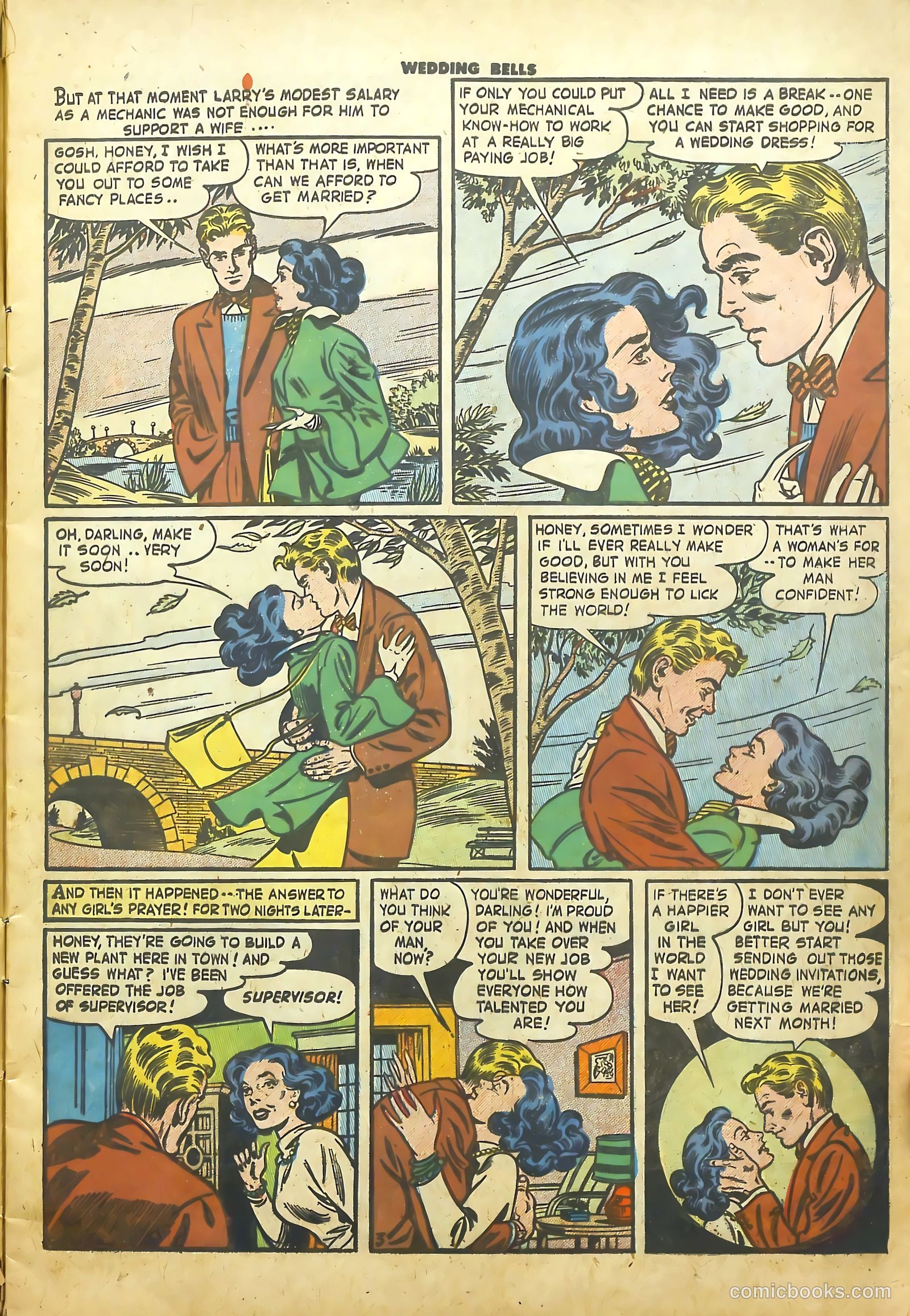 Wedding Bells #18 (1956) — page 5 of 36