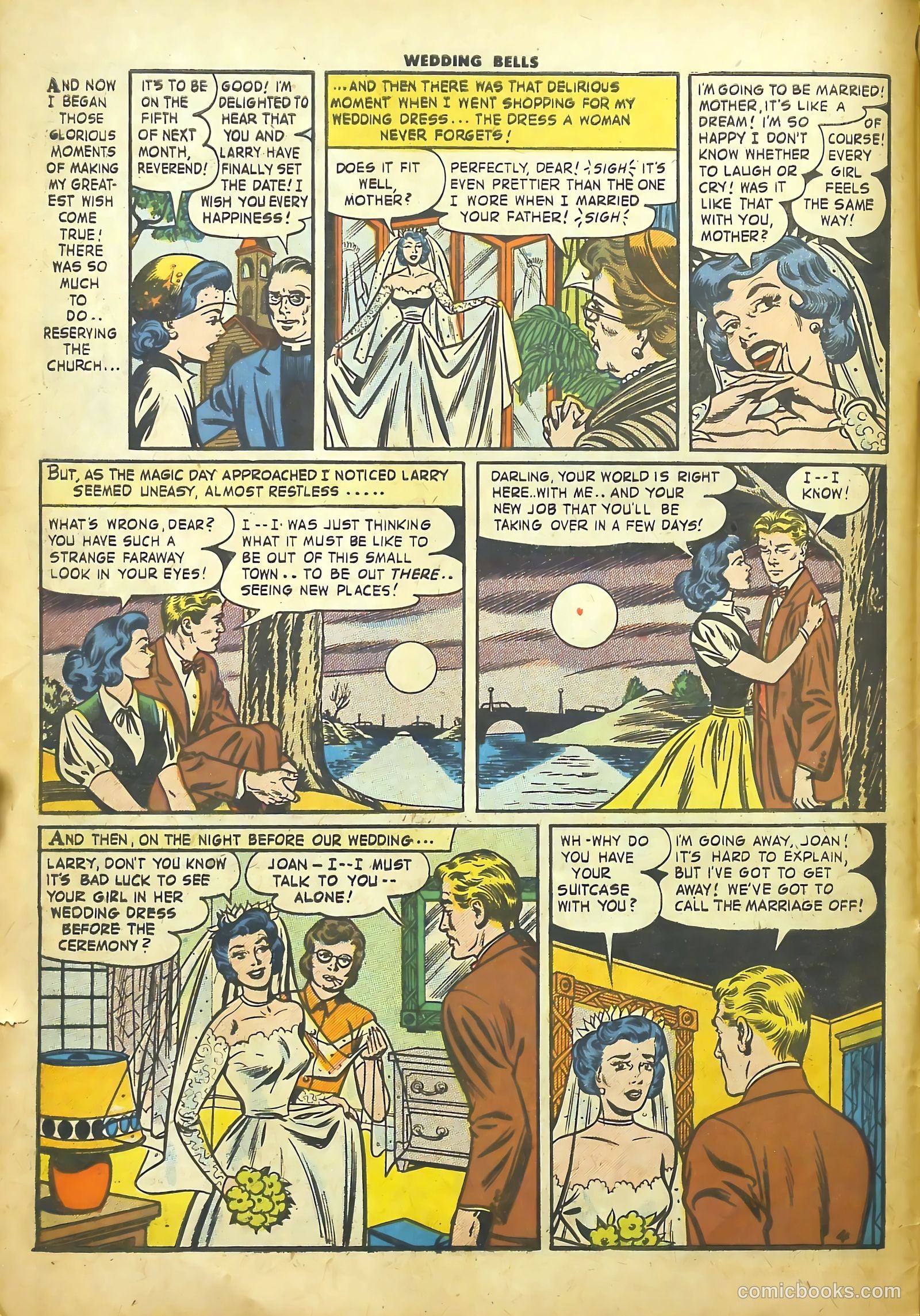 Wedding Bells #18 (1956) — page 6 of 36