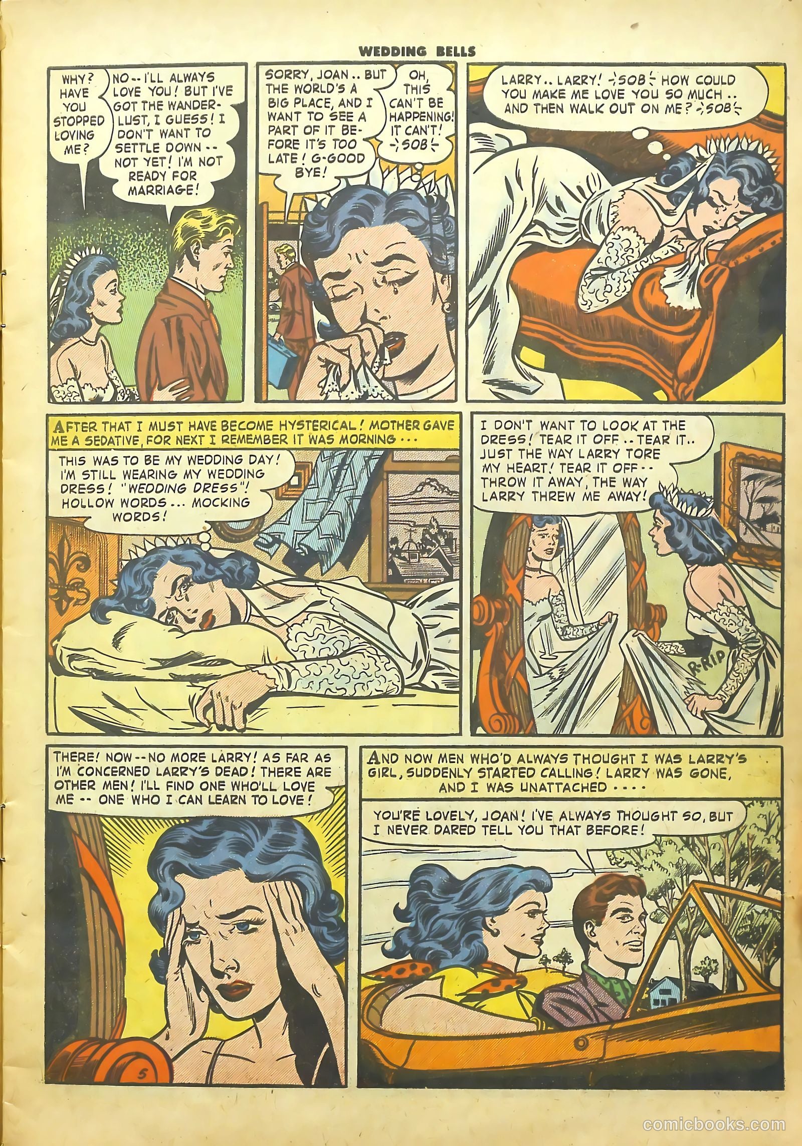 Wedding Bells #18 (1956) — page 7 of 36