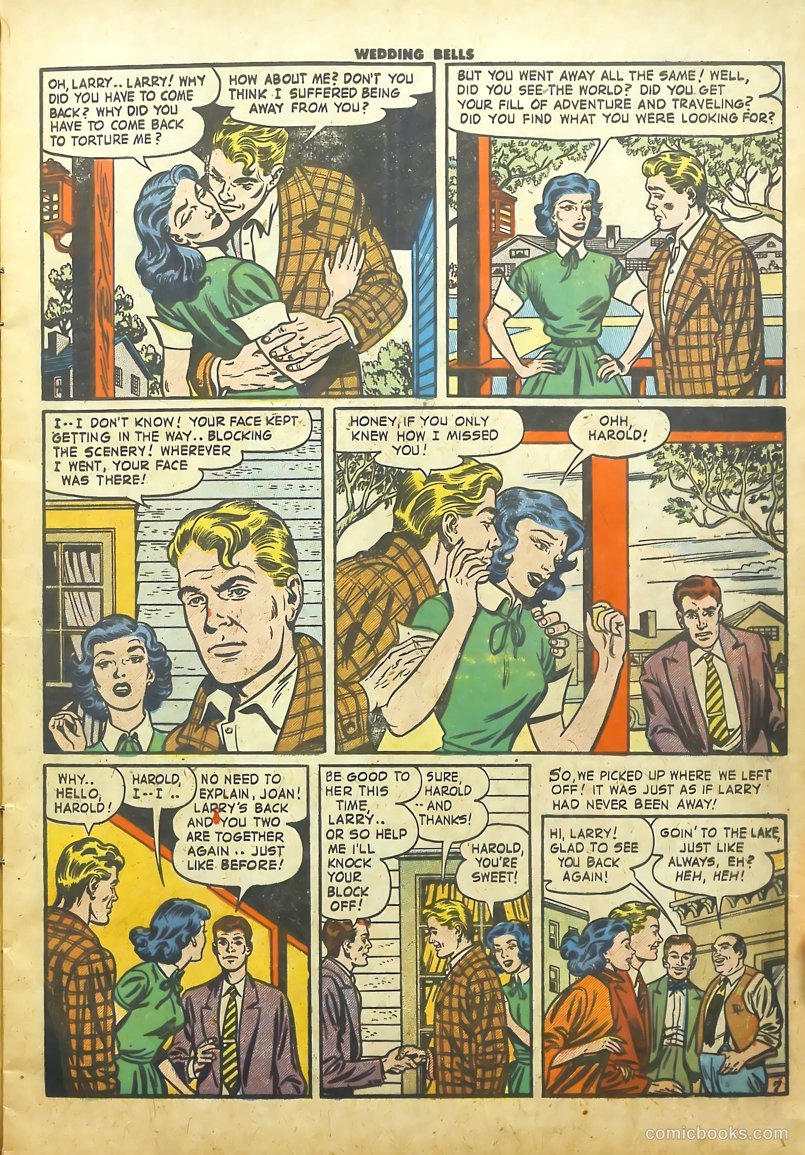 Wedding Bells #18 (1956) — page 9 of 36