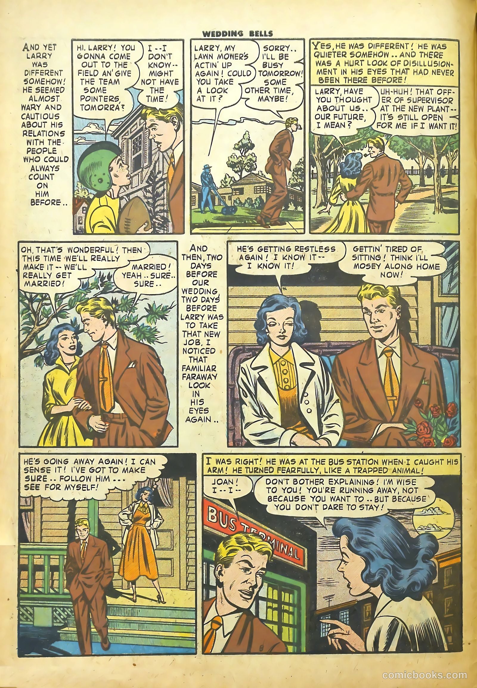 Wedding Bells #18 (1956) — page 10 of 36