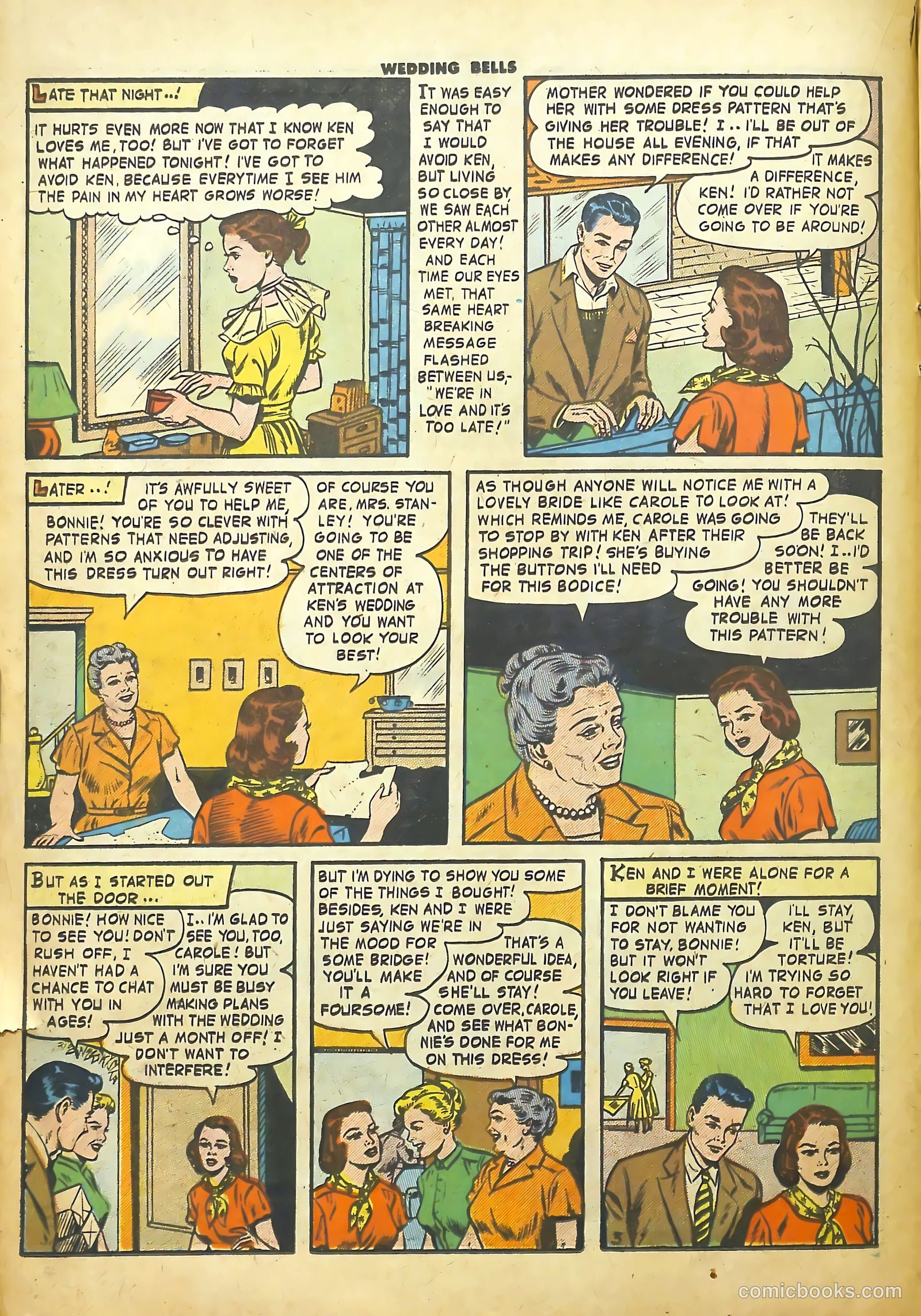 Wedding Bells #18 (1956) — page 14 of 36