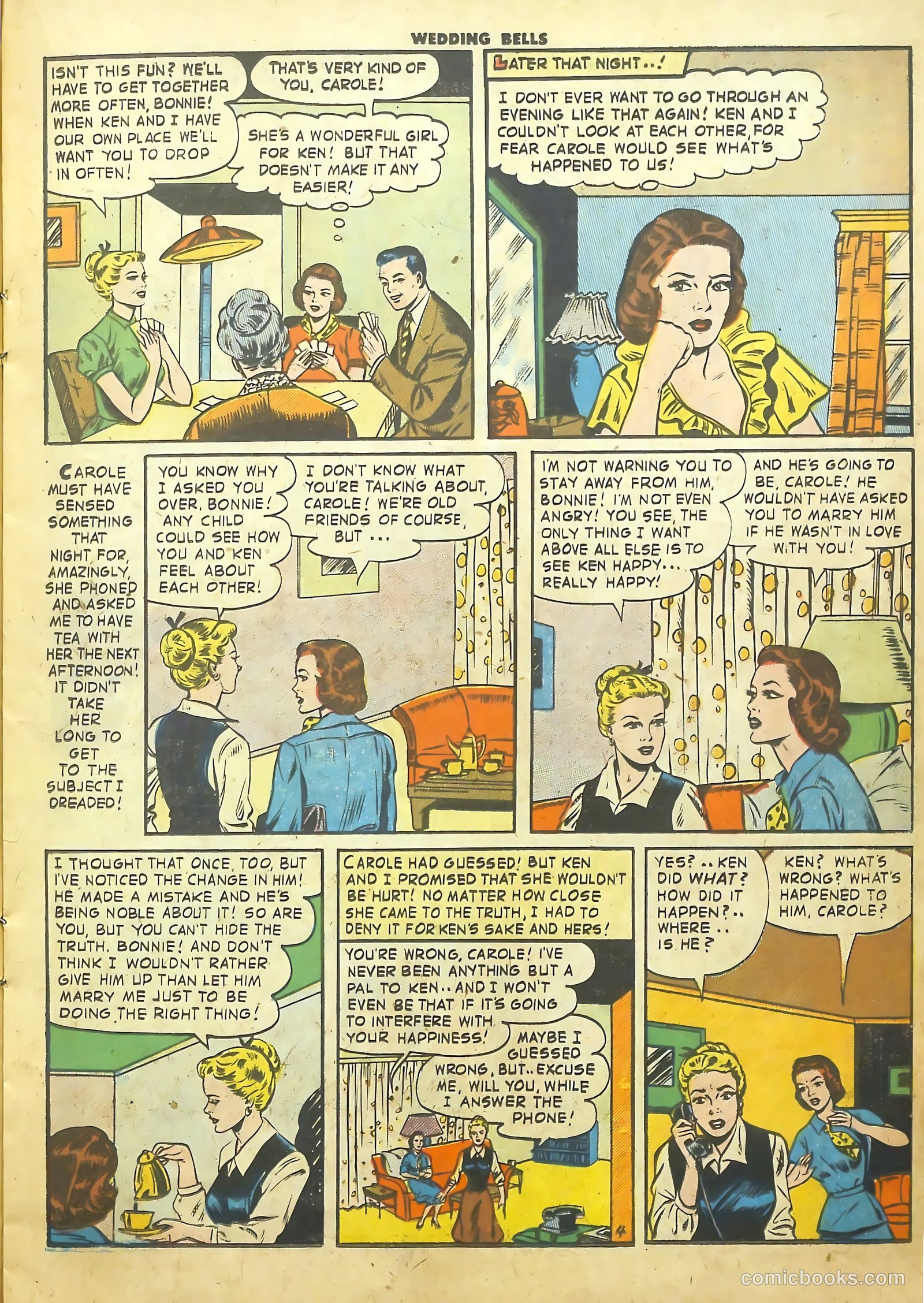 Wedding Bells #18 (1956) — page 15 of 36