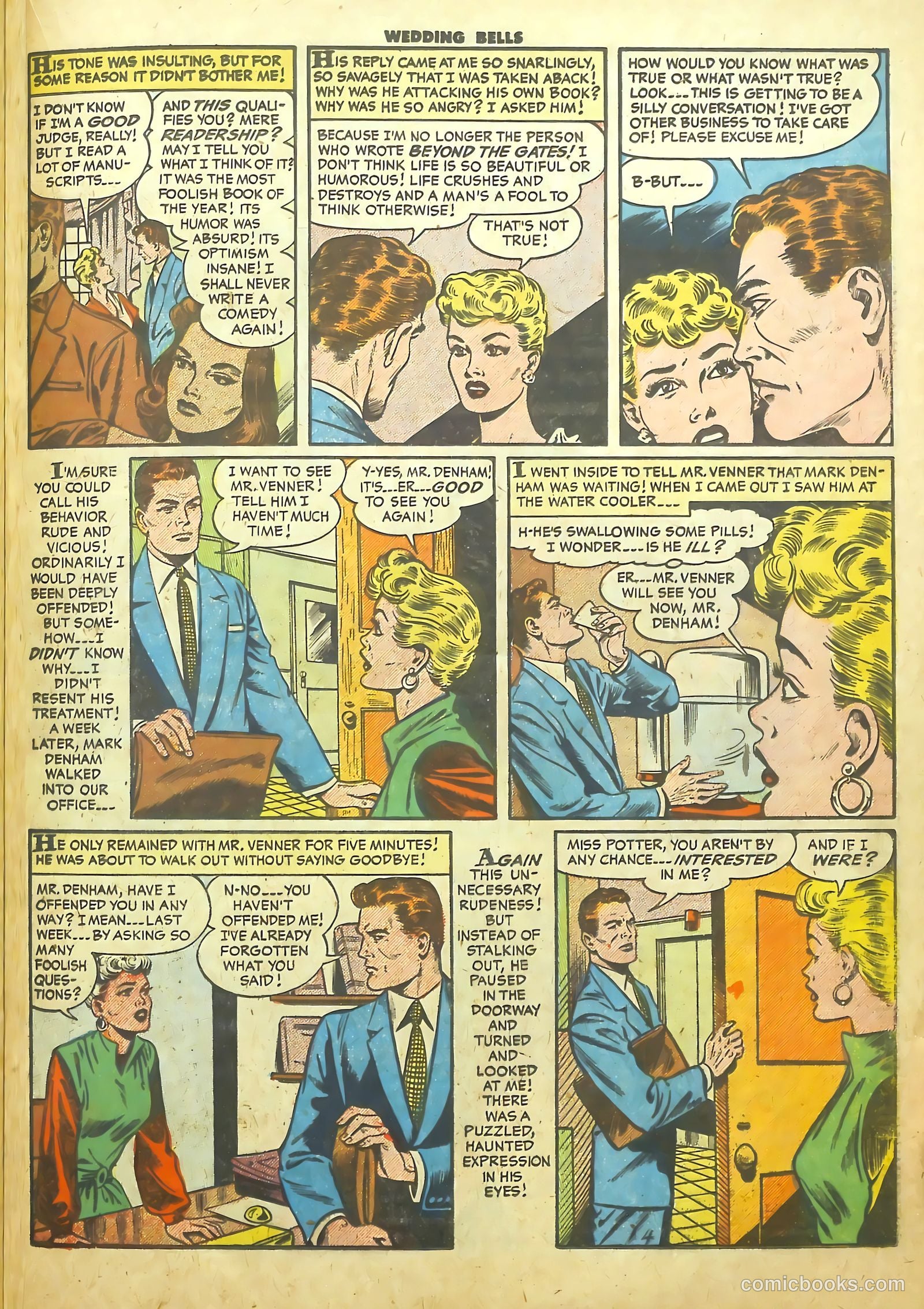 Wedding Bells #18 (1956) — page 21 of 36