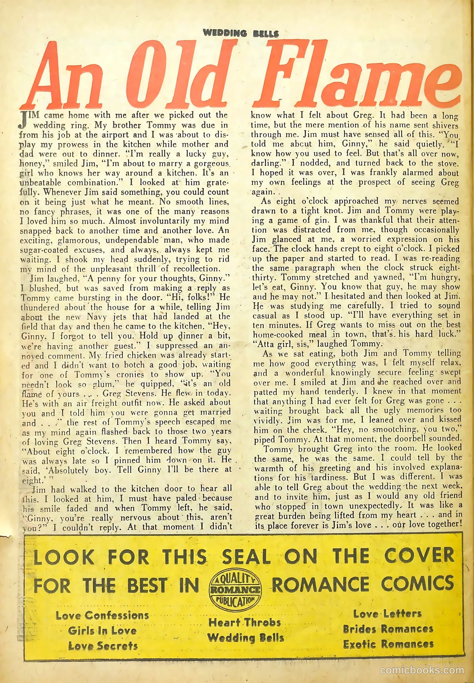 Wedding Bells #18 (1956) — page 26 of 36