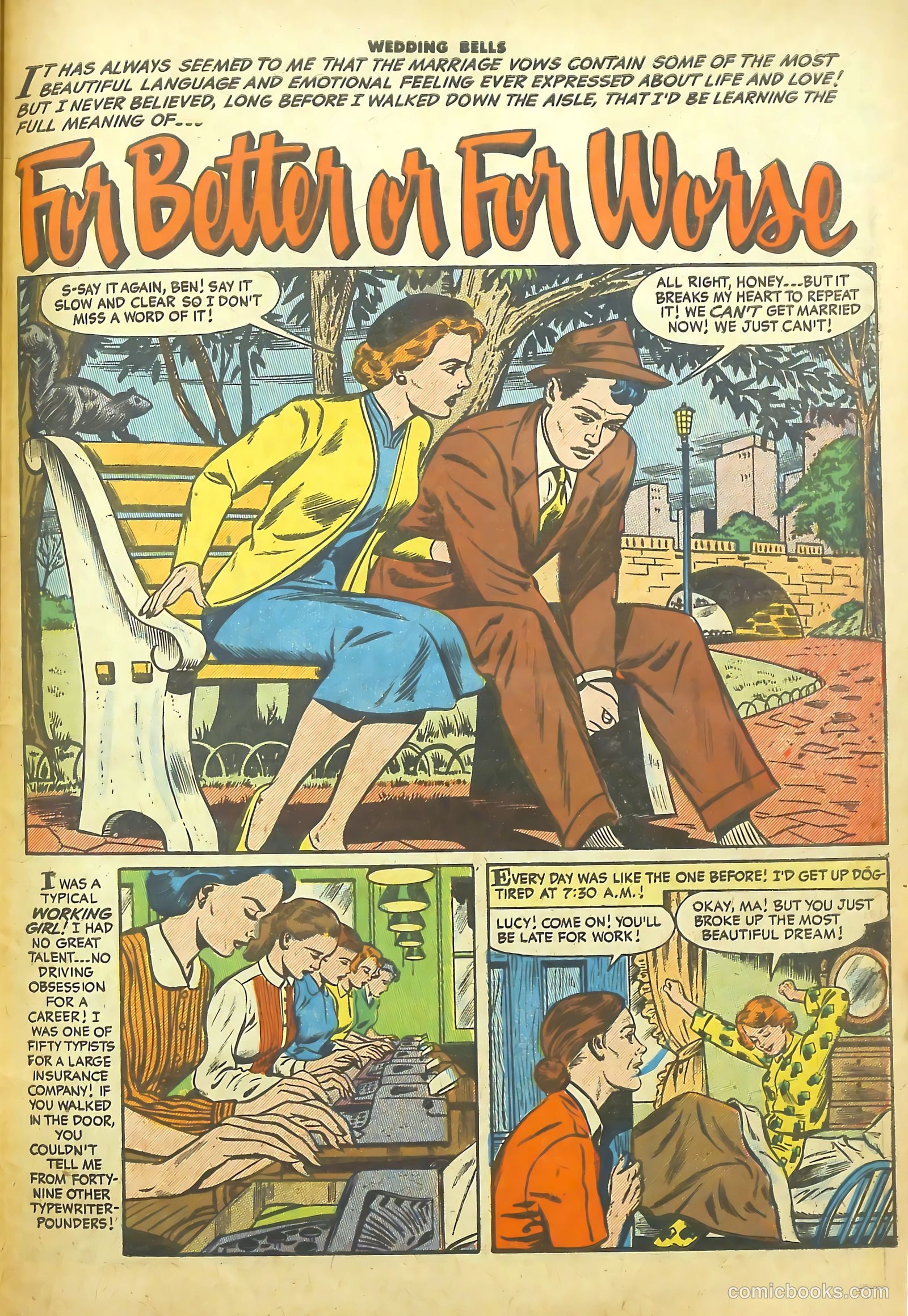 Wedding Bells #18 (1956) — page 27 of 36