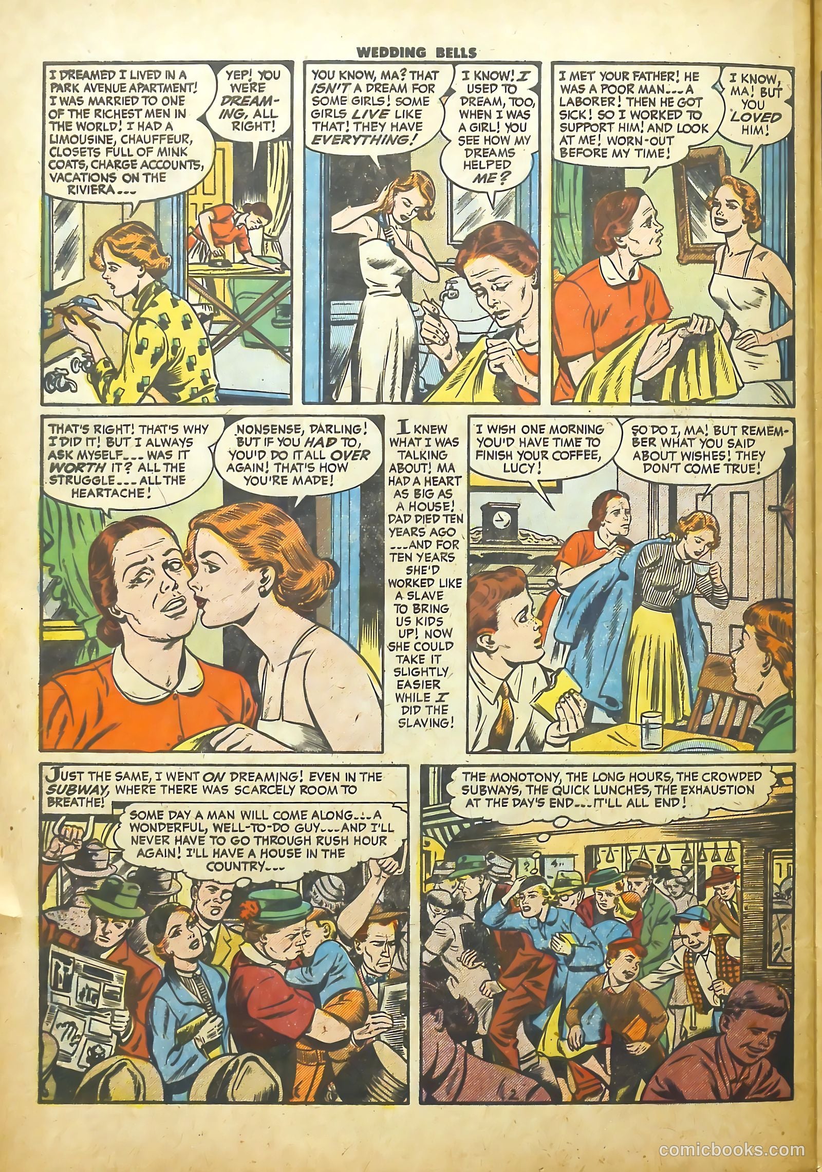Wedding Bells #18 (1956) — page 28 of 36