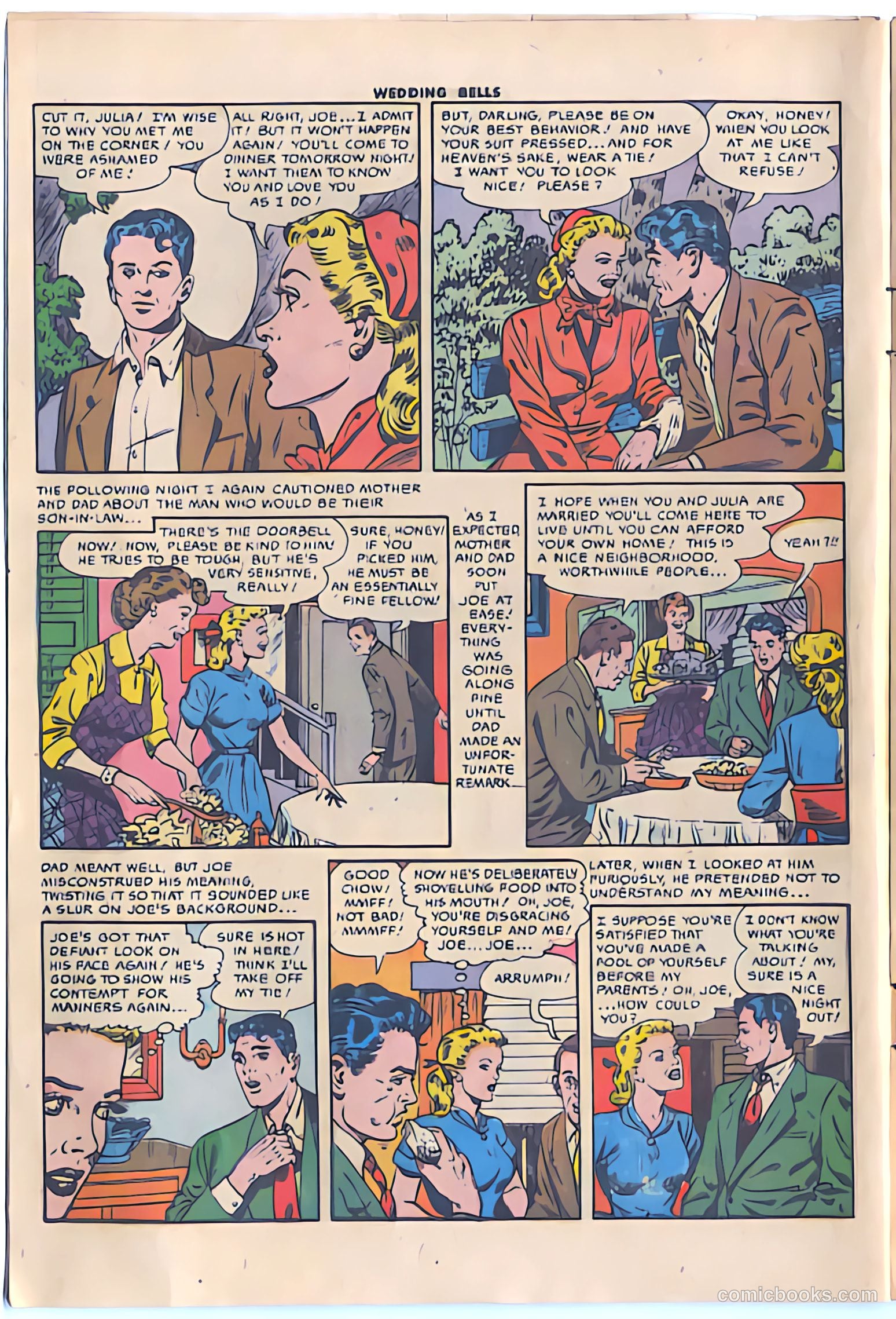 Wedding Bells #19 (1956) — page 6 of 36