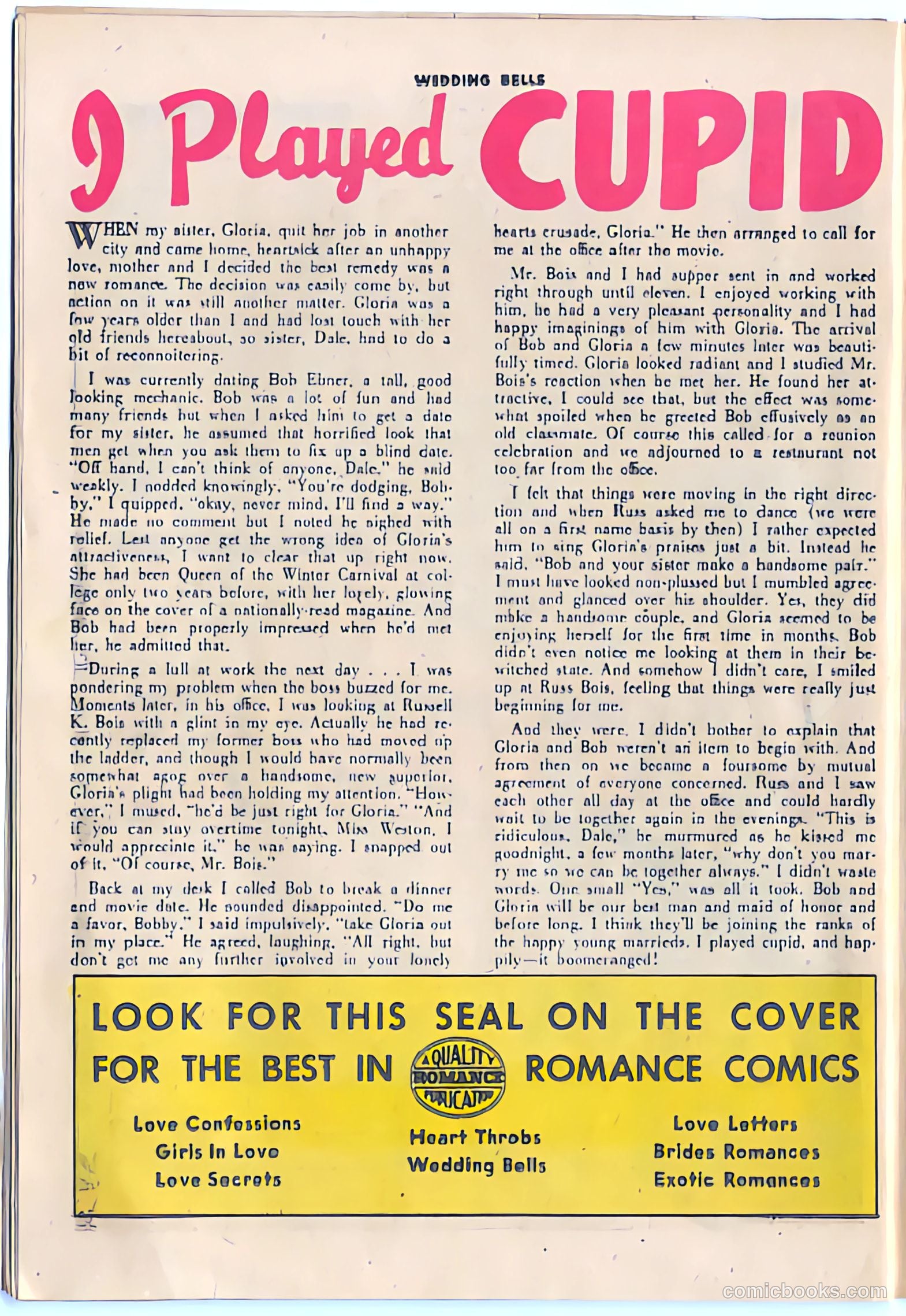 Wedding Bells #19 (1956) — page 24 of 36