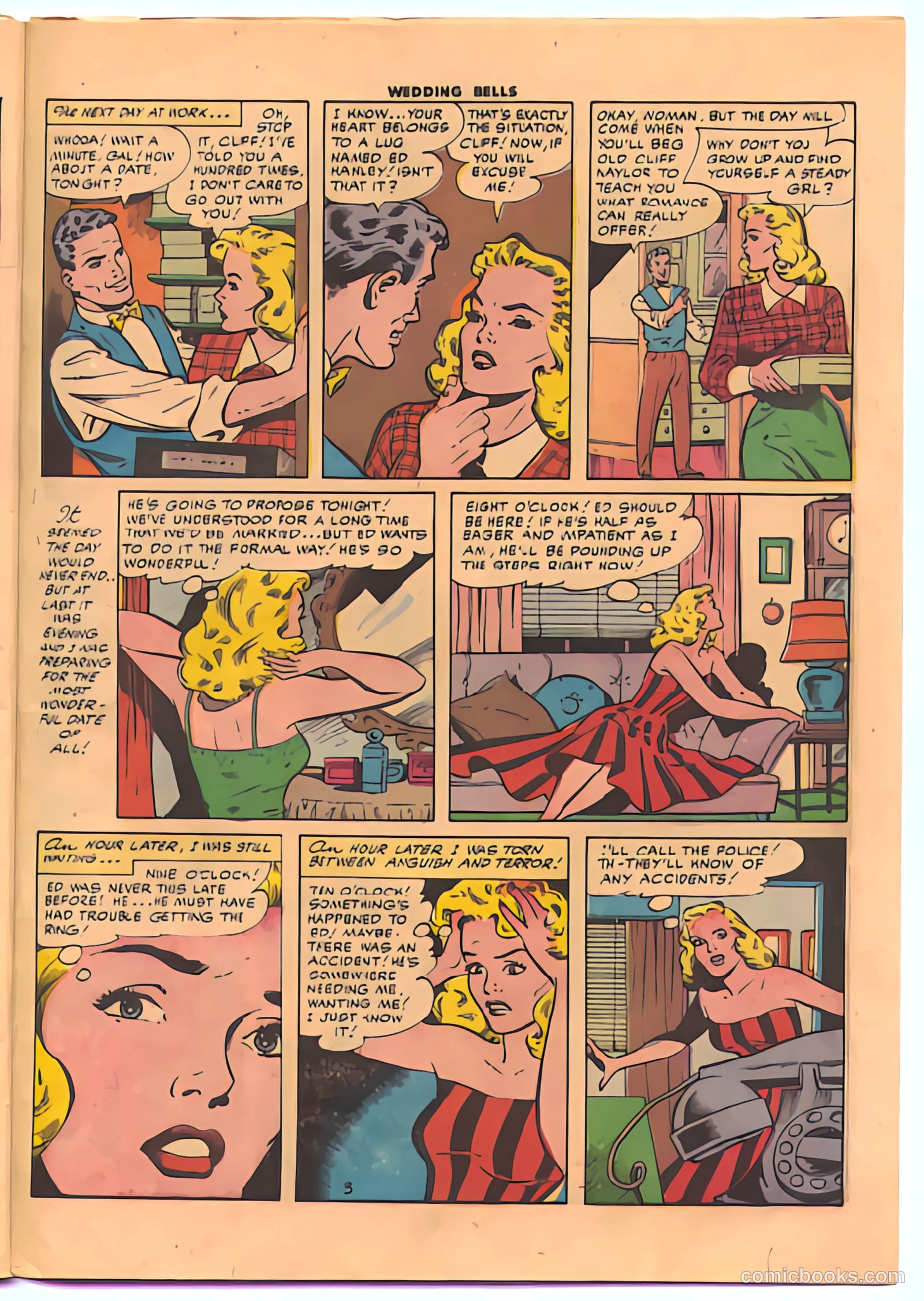 Wedding Bells #19 (1956) — page 27 of 36