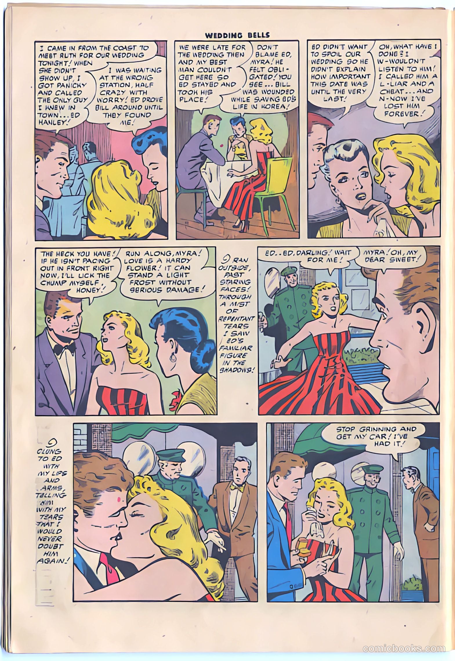 Wedding Bells #19 (1956) — page 30 of 36